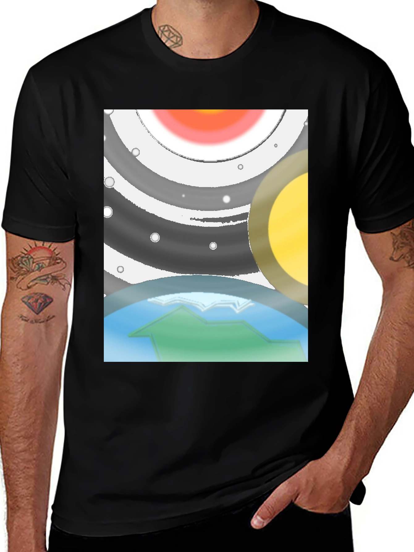 Variant 6 of Abstract Space T-Shirt