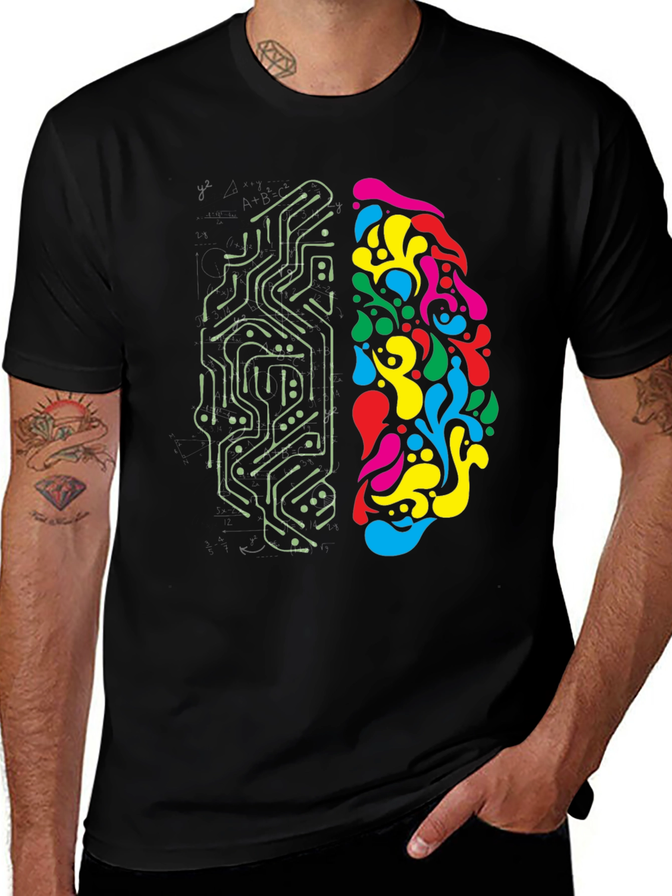 Variant 12 of Creative Brain Circuitry Tee