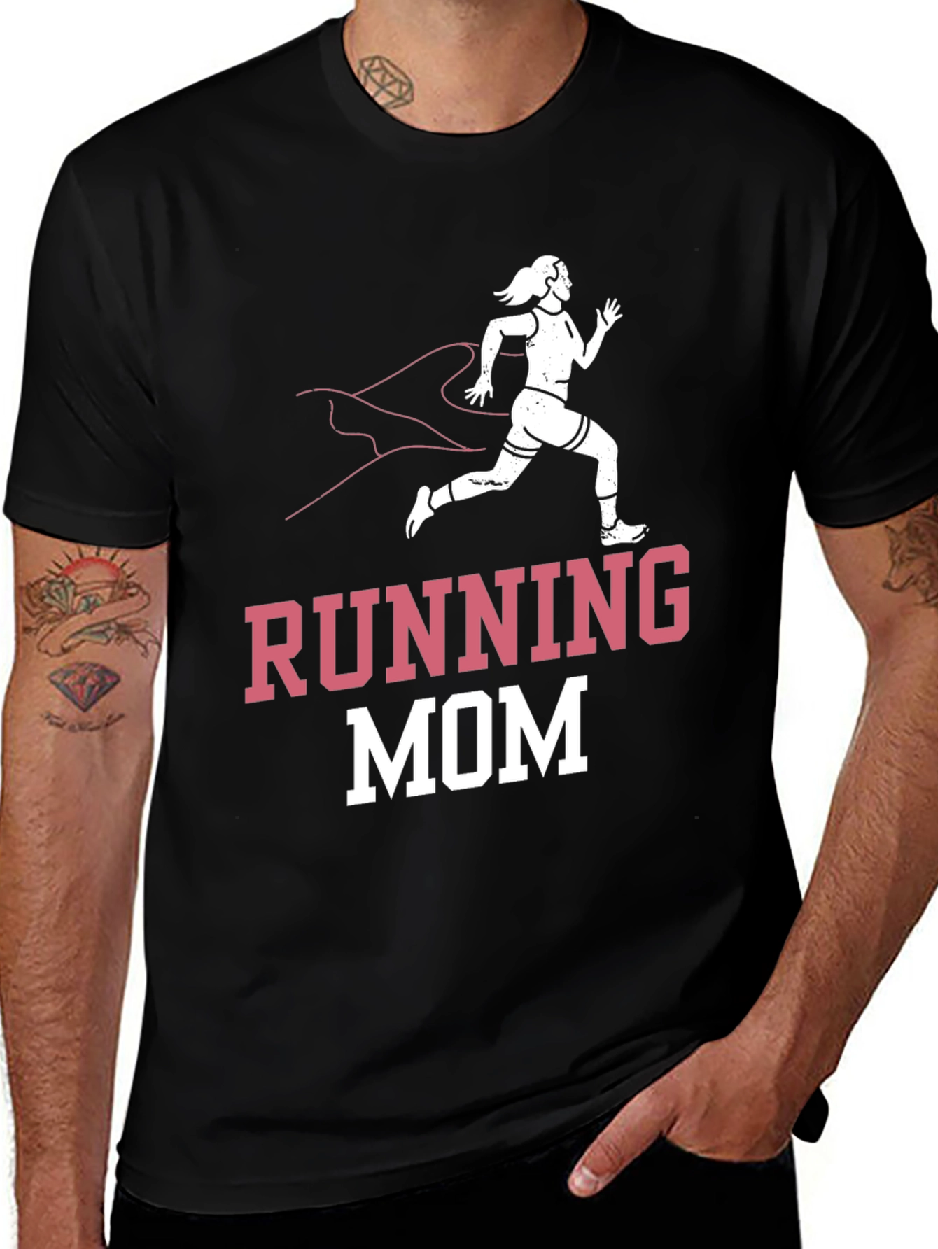 Running Mom Graphic T-Shirt - Active Lifestyle Apparel