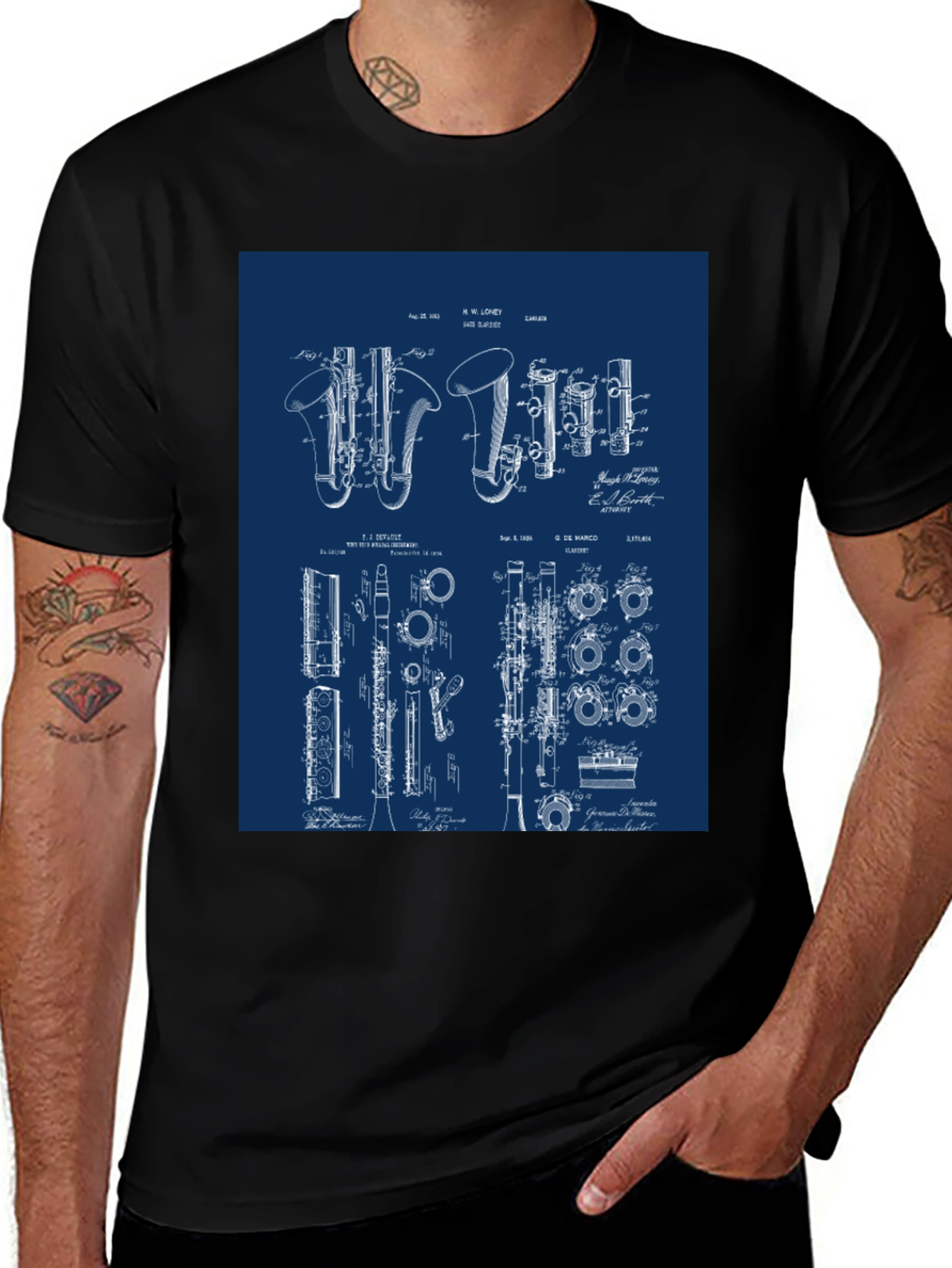 Musical Blueprint T-Shirt
