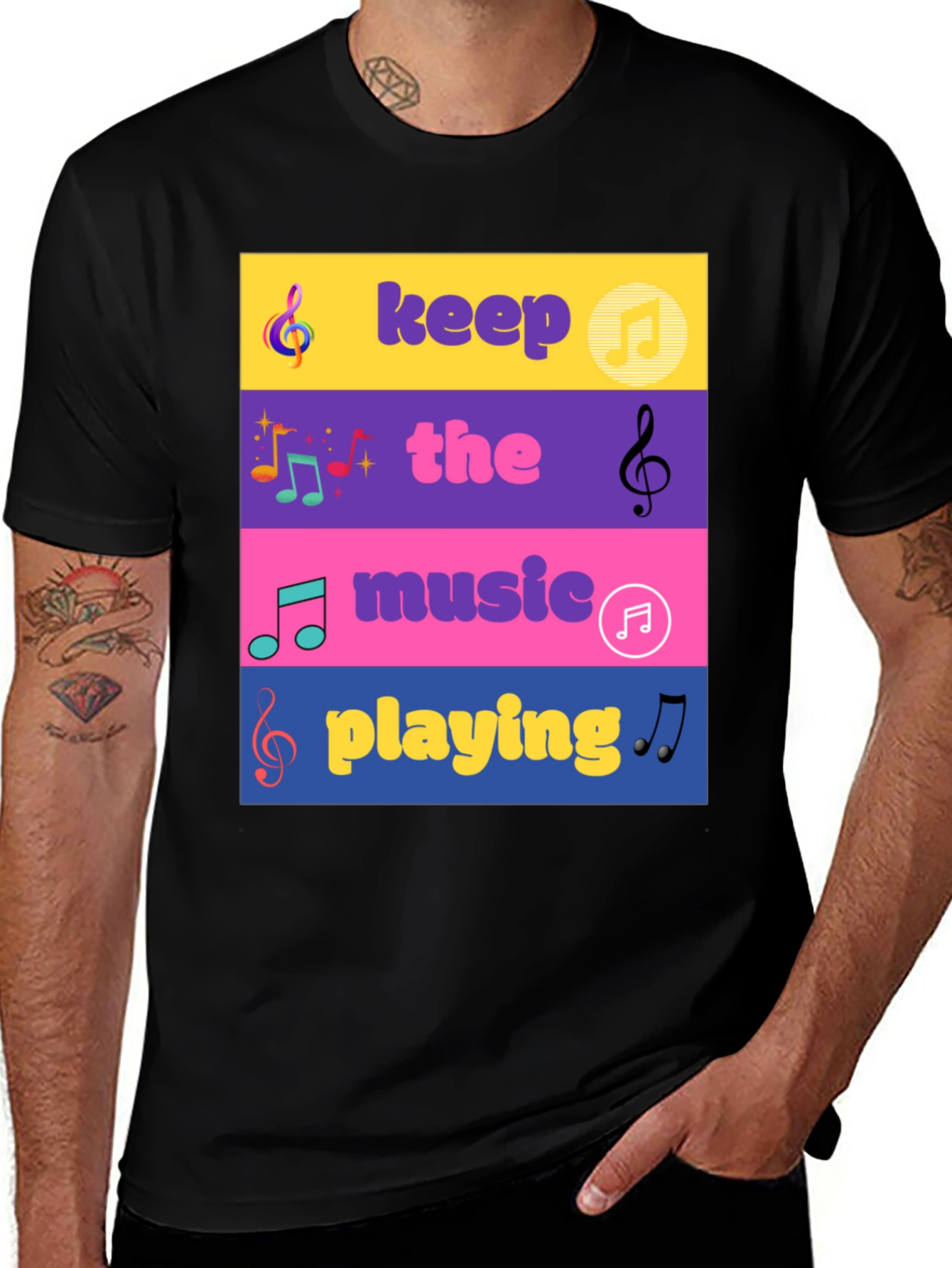 Variant 29 of Keep The Music Playing Graphic T-Shirt