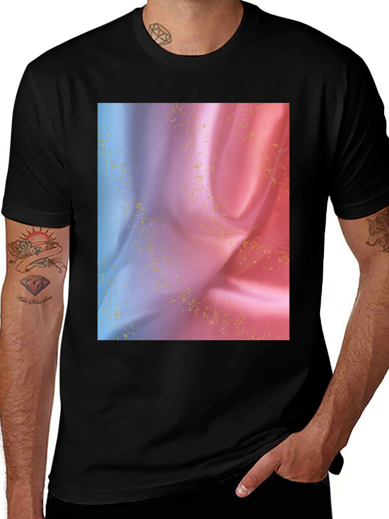 Variant 22 of Silk Gradient T-Shirt
