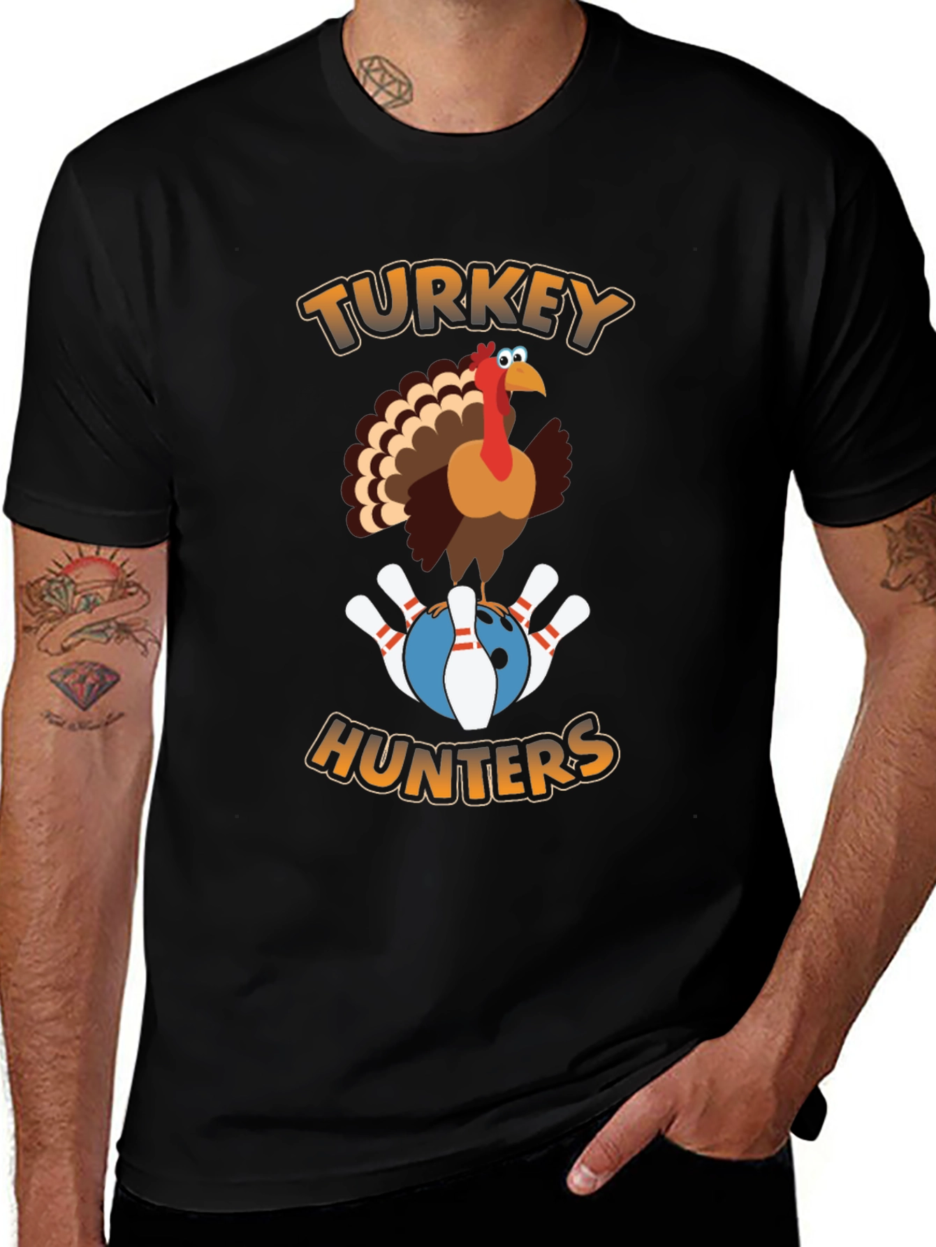 Turkey Hunters Bowling T-Shirt