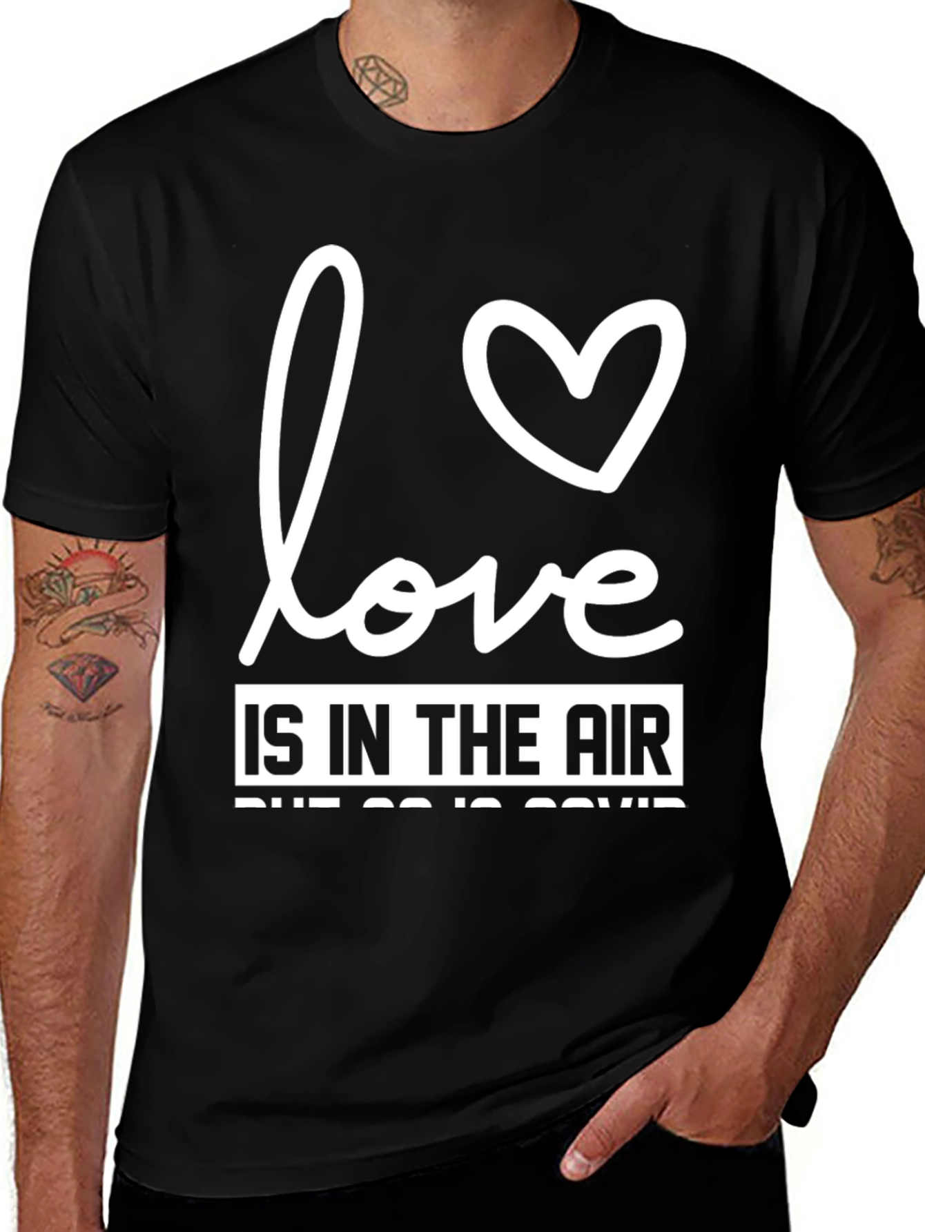 Variant 8 of Love Is In The Air Funny Sarcastic T-Shirt