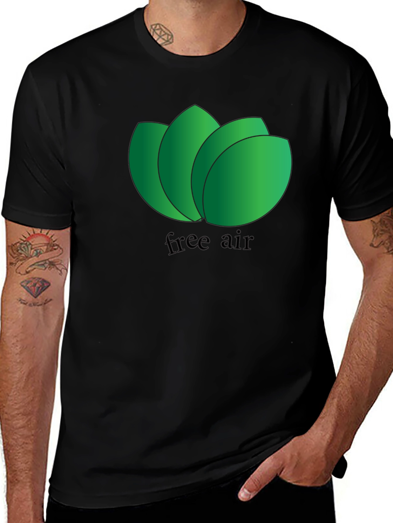 Variant 17 of Eco-Friendly Graphic Tee - Free Air