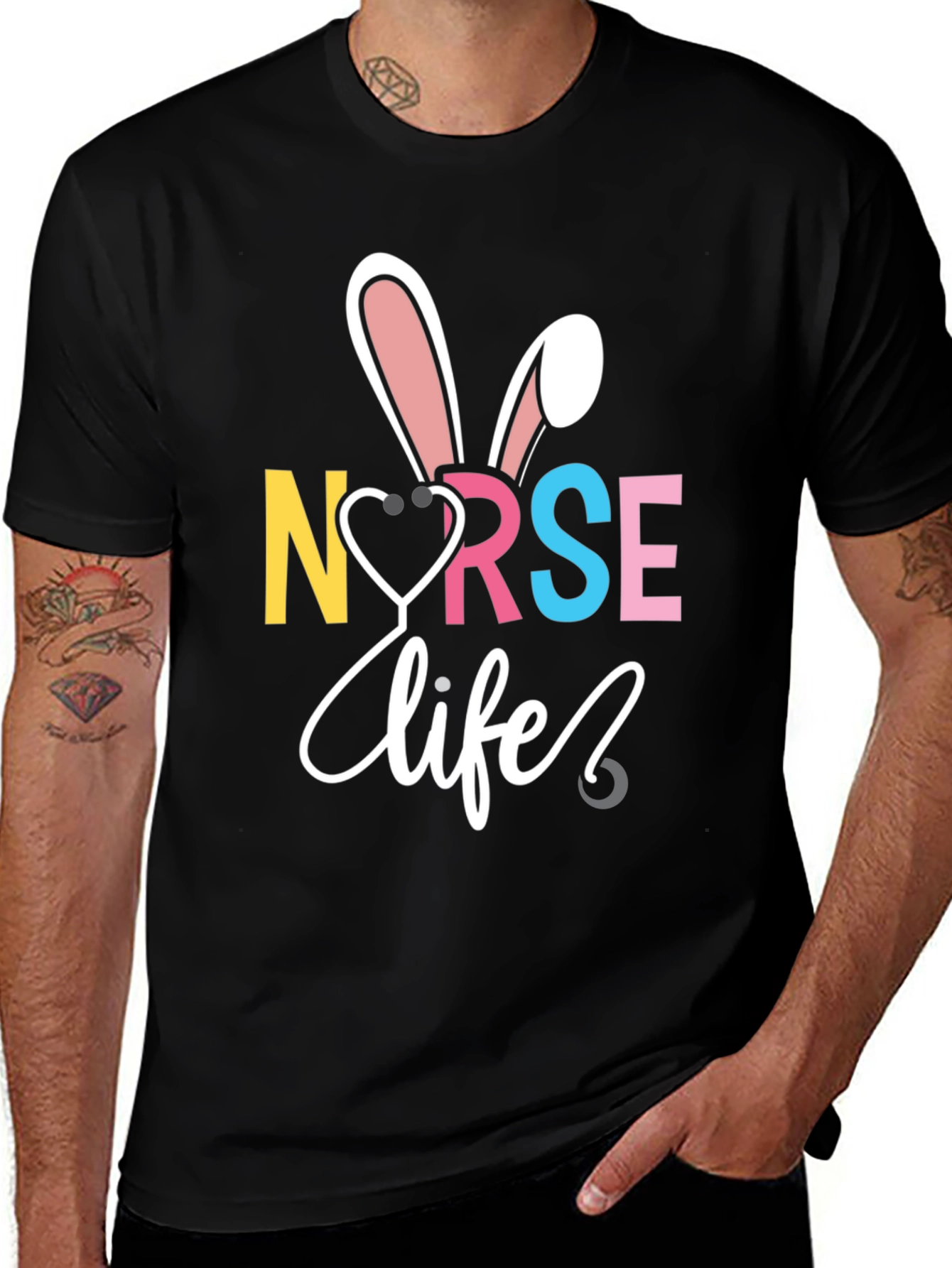 Nurse Life Easter Bunny T-Shirt