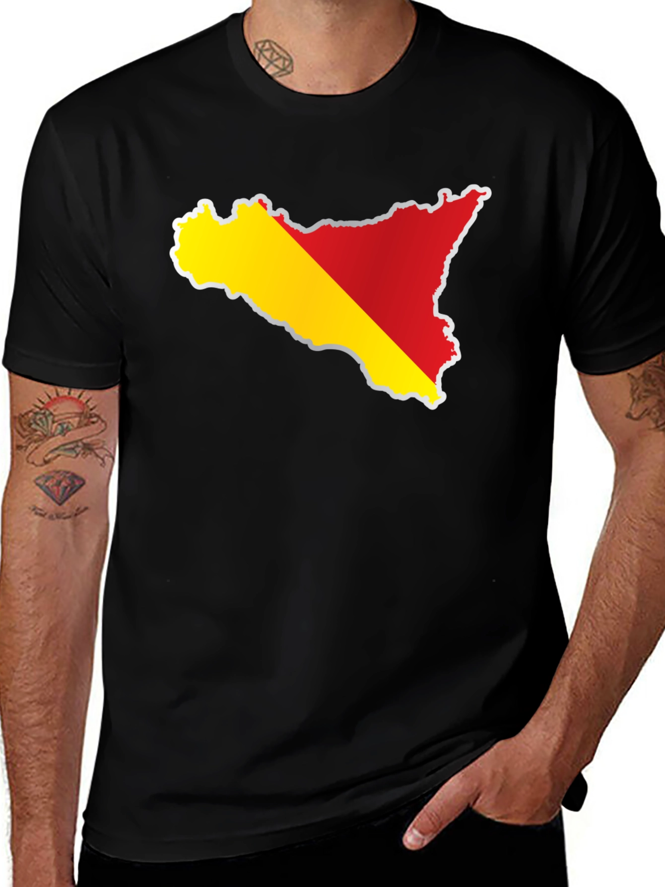 Sicily Flag T-Shirt - Italy Pride Tee