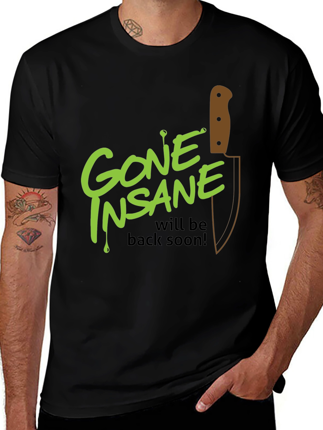 Gone Insane Graphic Tee - Will Be Back Soon!