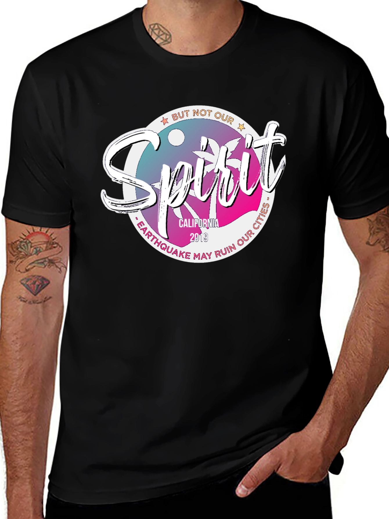 California Spirit T-Shirt - Earthquake Resilience
