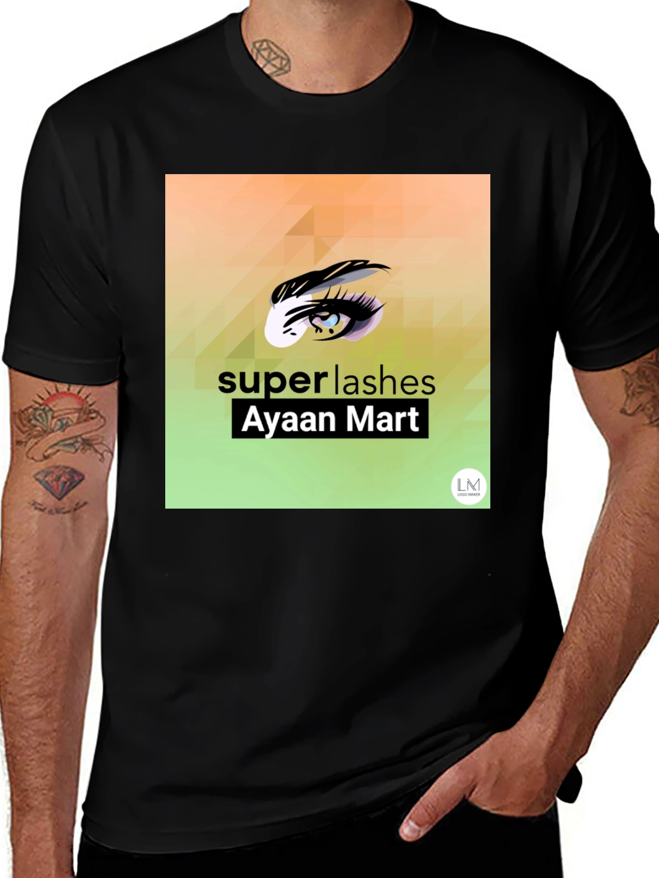 Super Lashes Graphic Tee - Eye Design
