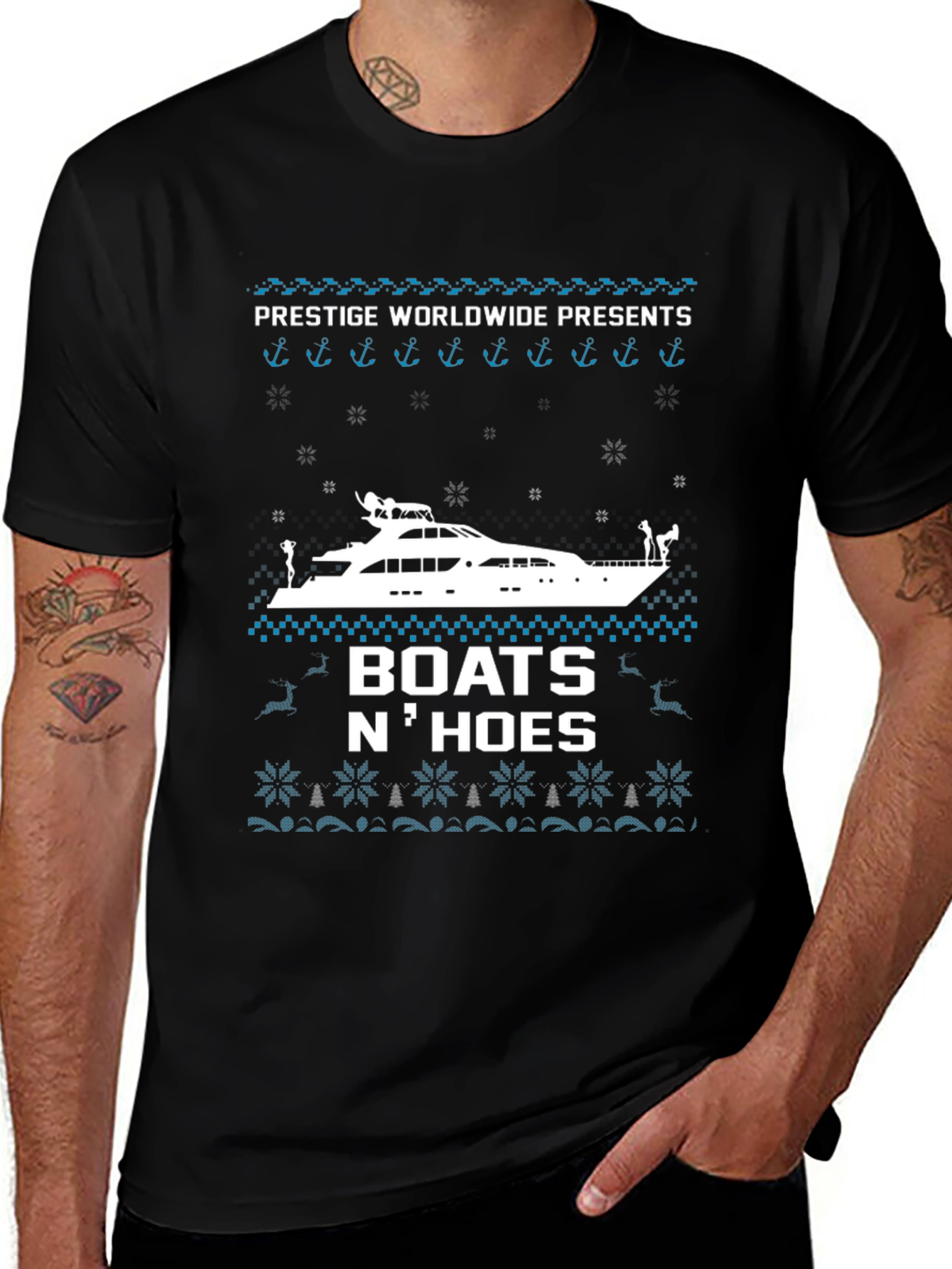 Boats N' Hoes T-Shirt - Prestige Worldwide