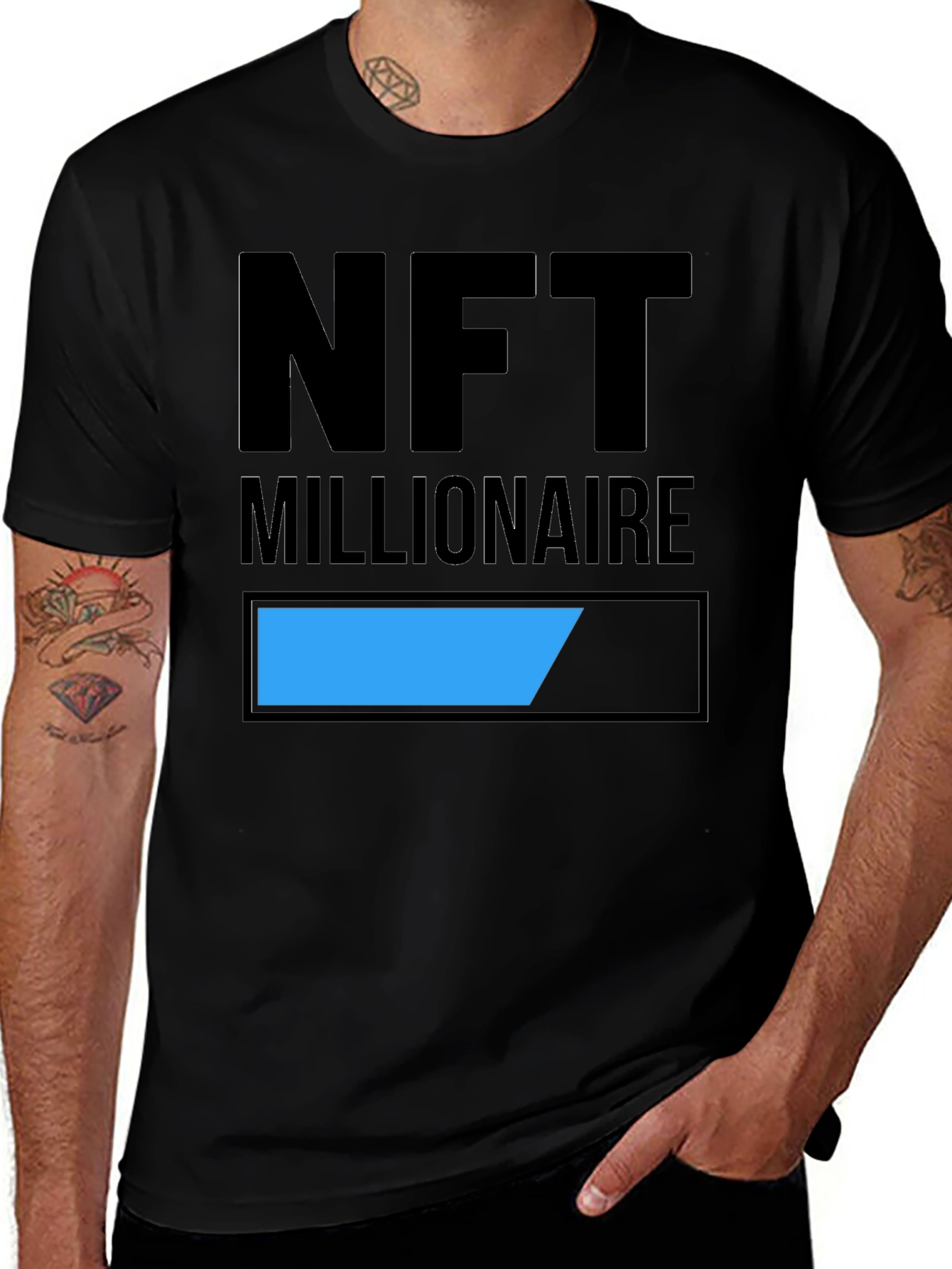 NFT Millionaire T-Shirt - Crypto Investor Apparel