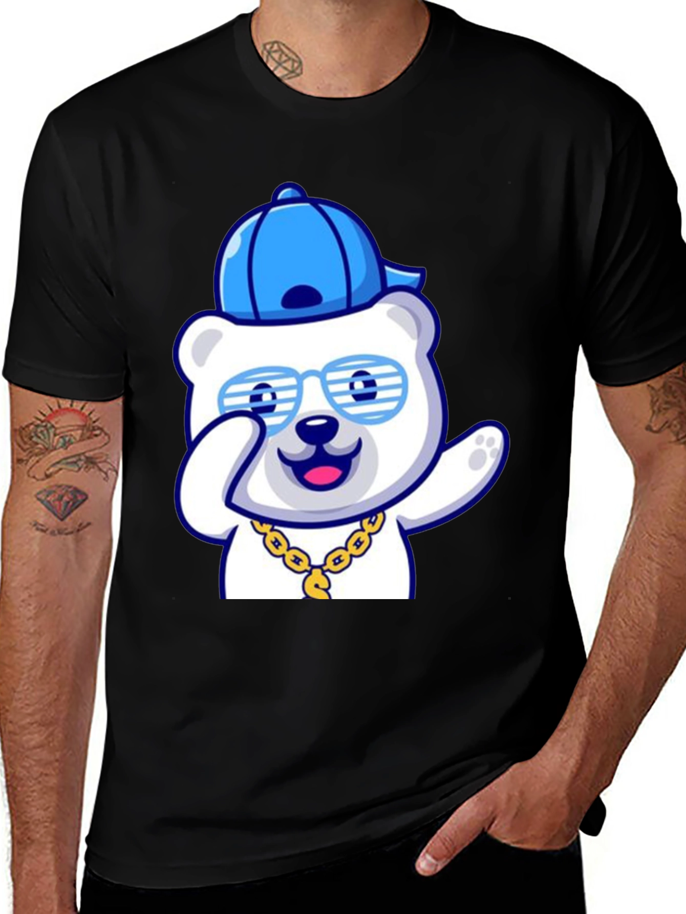 Variant 30 of Cool Bear T-Shirt - Stylish Cartoon Graphic Tee