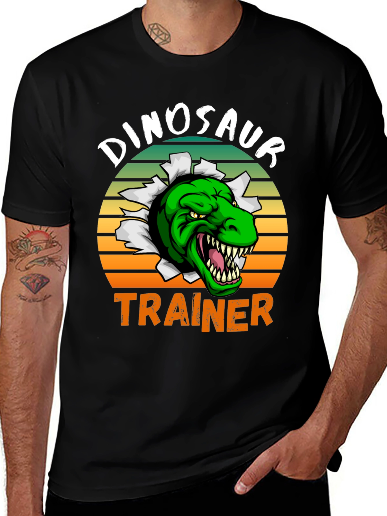 Dinosaur Trainer T-Shirt - Funny Dino Tee