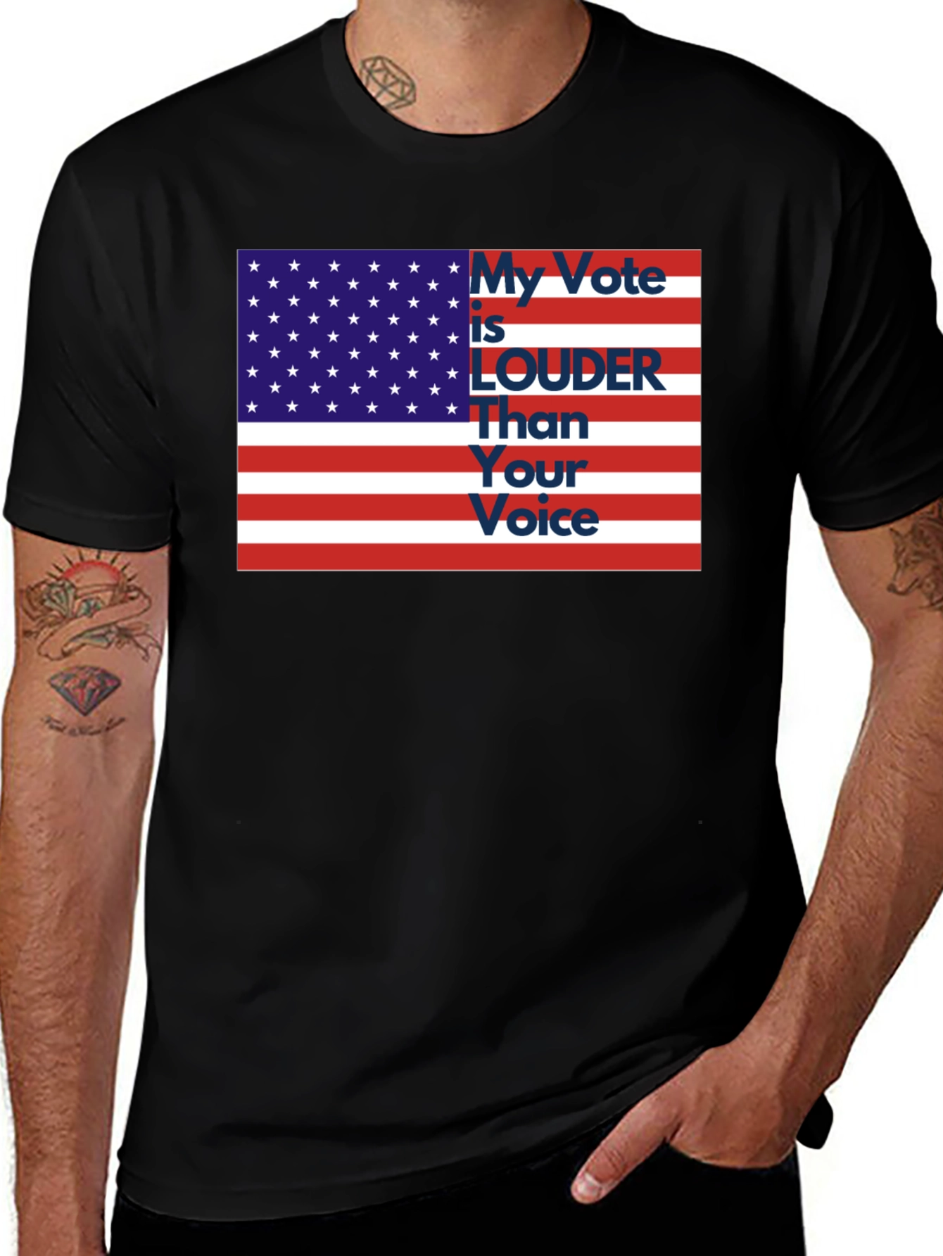 Variant 13 of My Vote is LOUDER Than Your Voice Tee