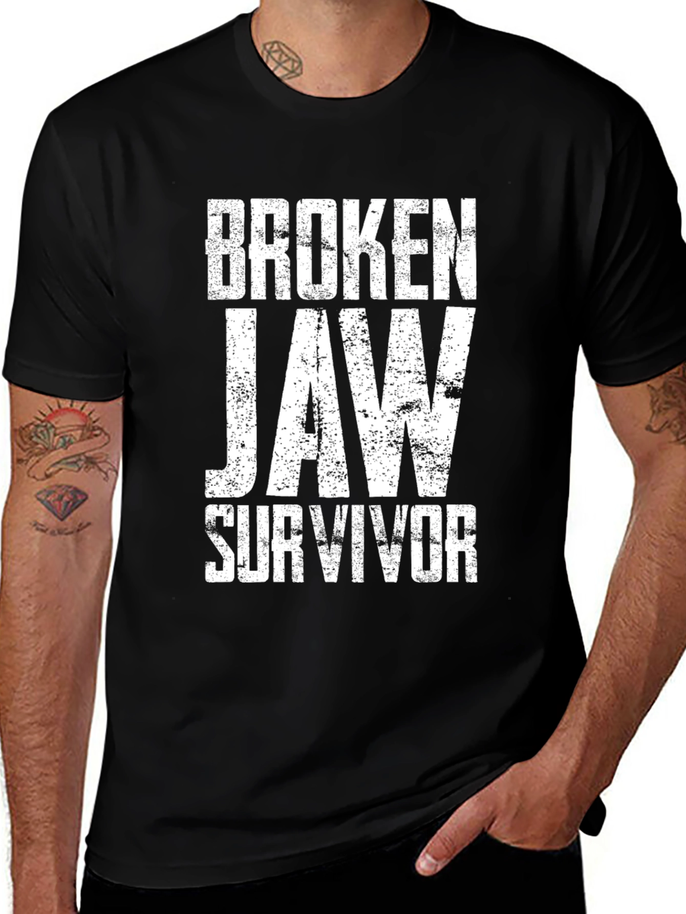 Variant 24 of Broken Jaw Survivor Graphic T-Shirt