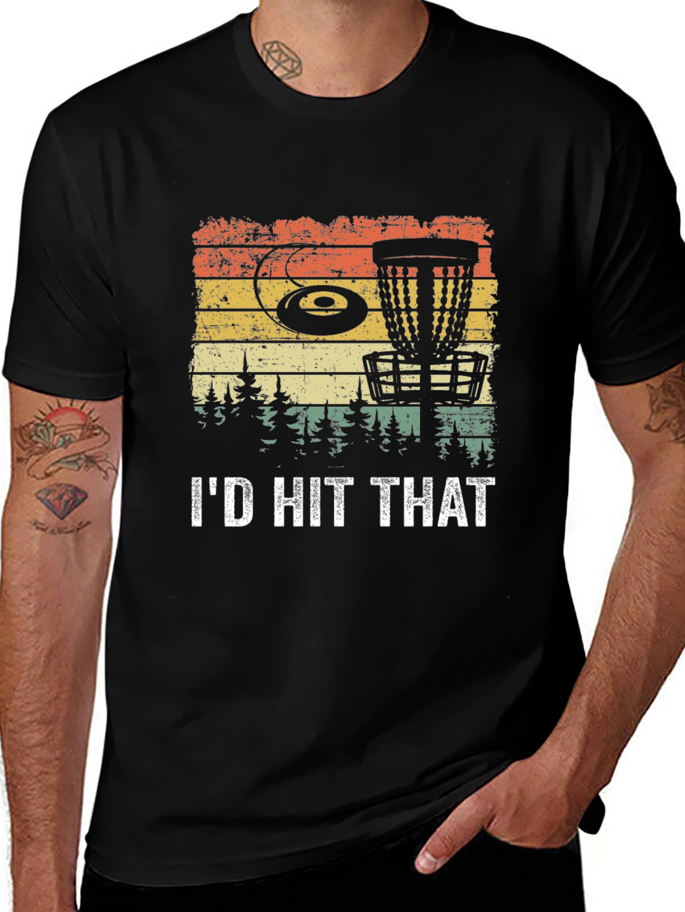 Variant 7 of I'd Hit That Disc Golf T-Shirt