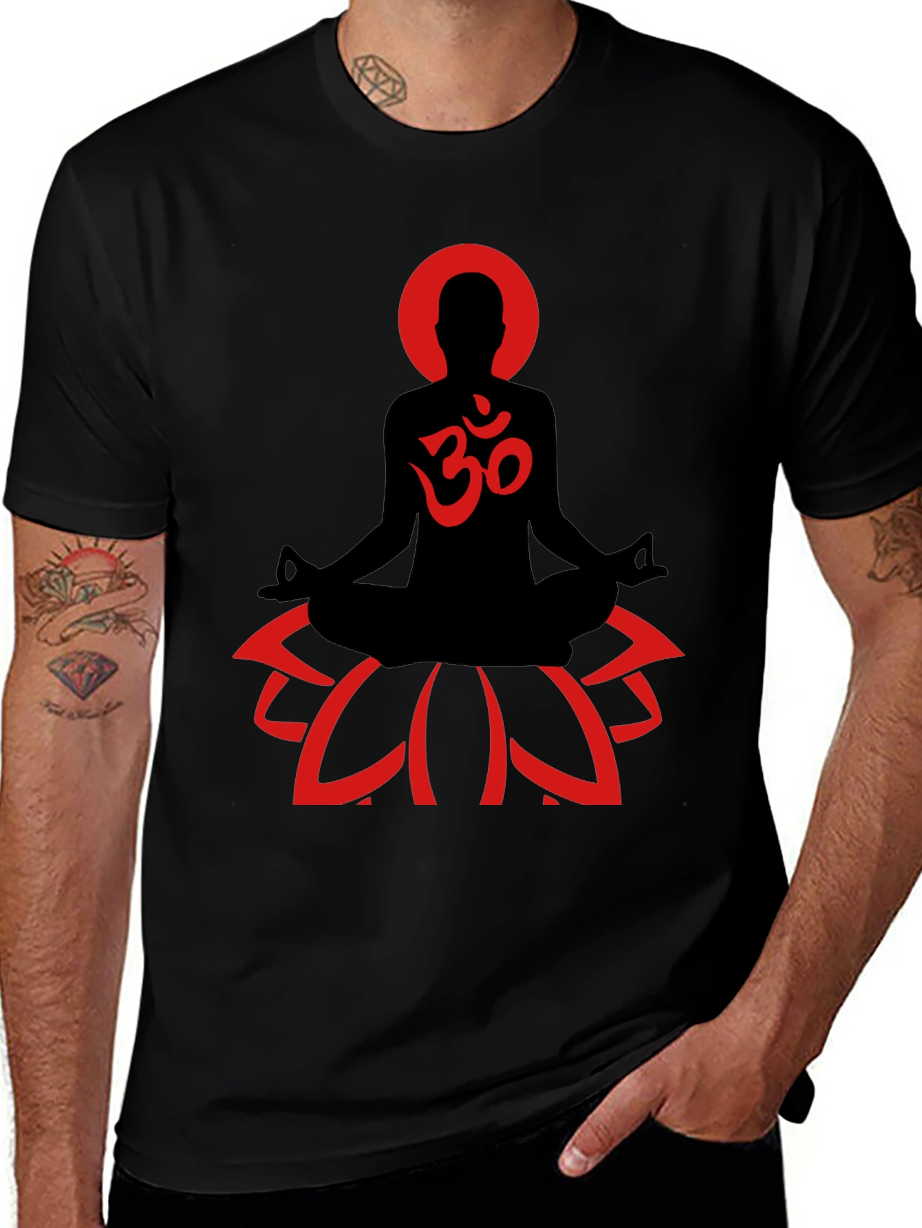 Yoga Om Lotus T-Shirt - Meditate in Style