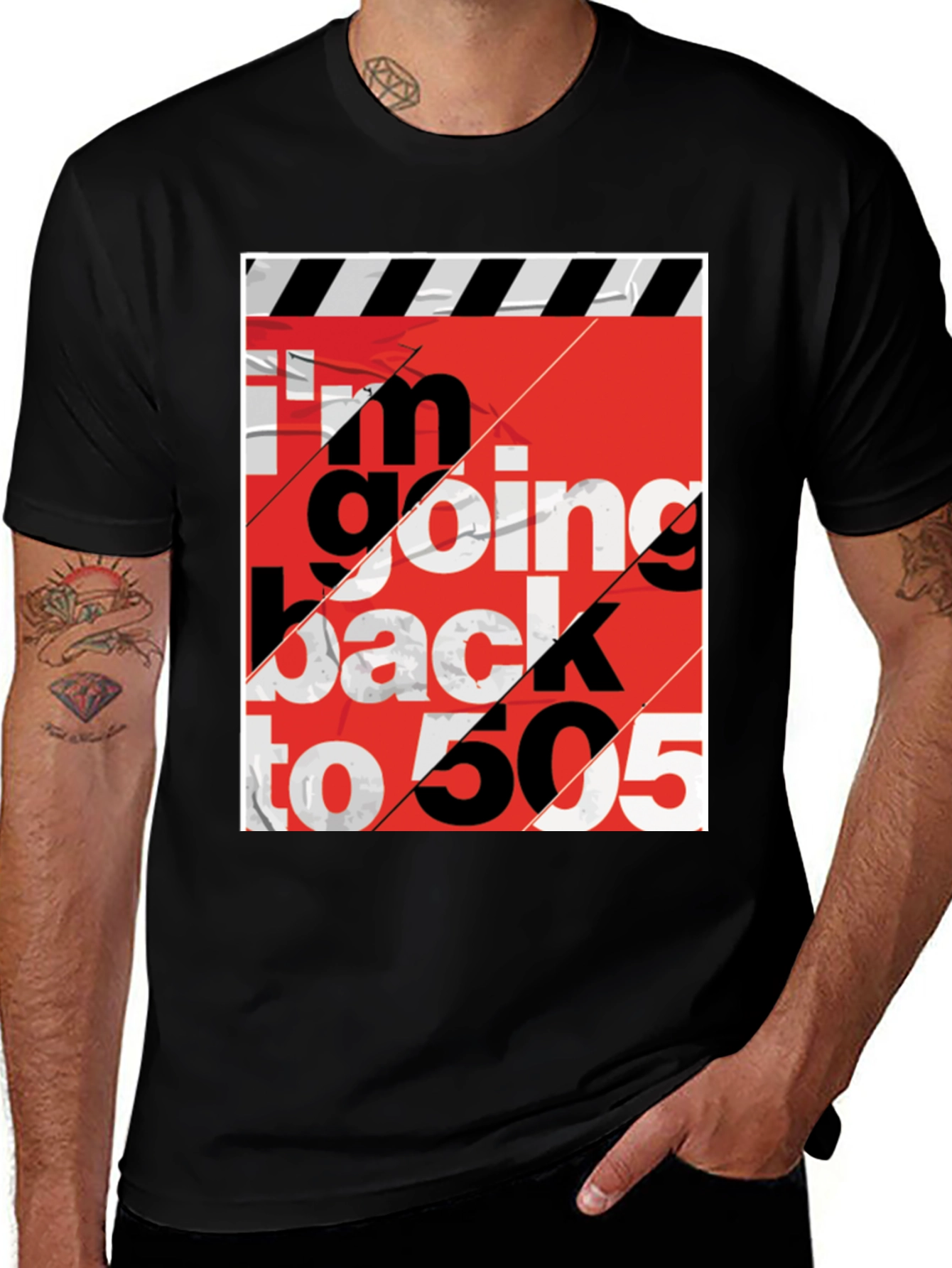 Variant 3 of I'm Going Back to 505 Graphic Tee