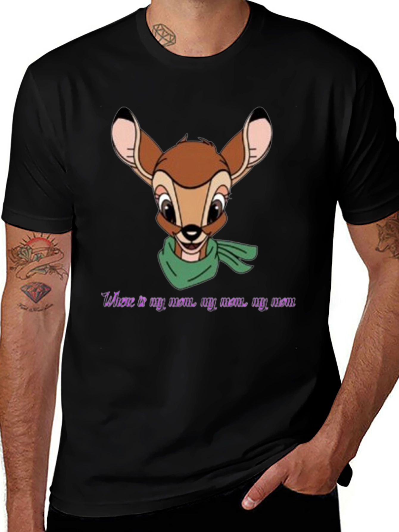Bambi "Where is my mom" Graphic Tee