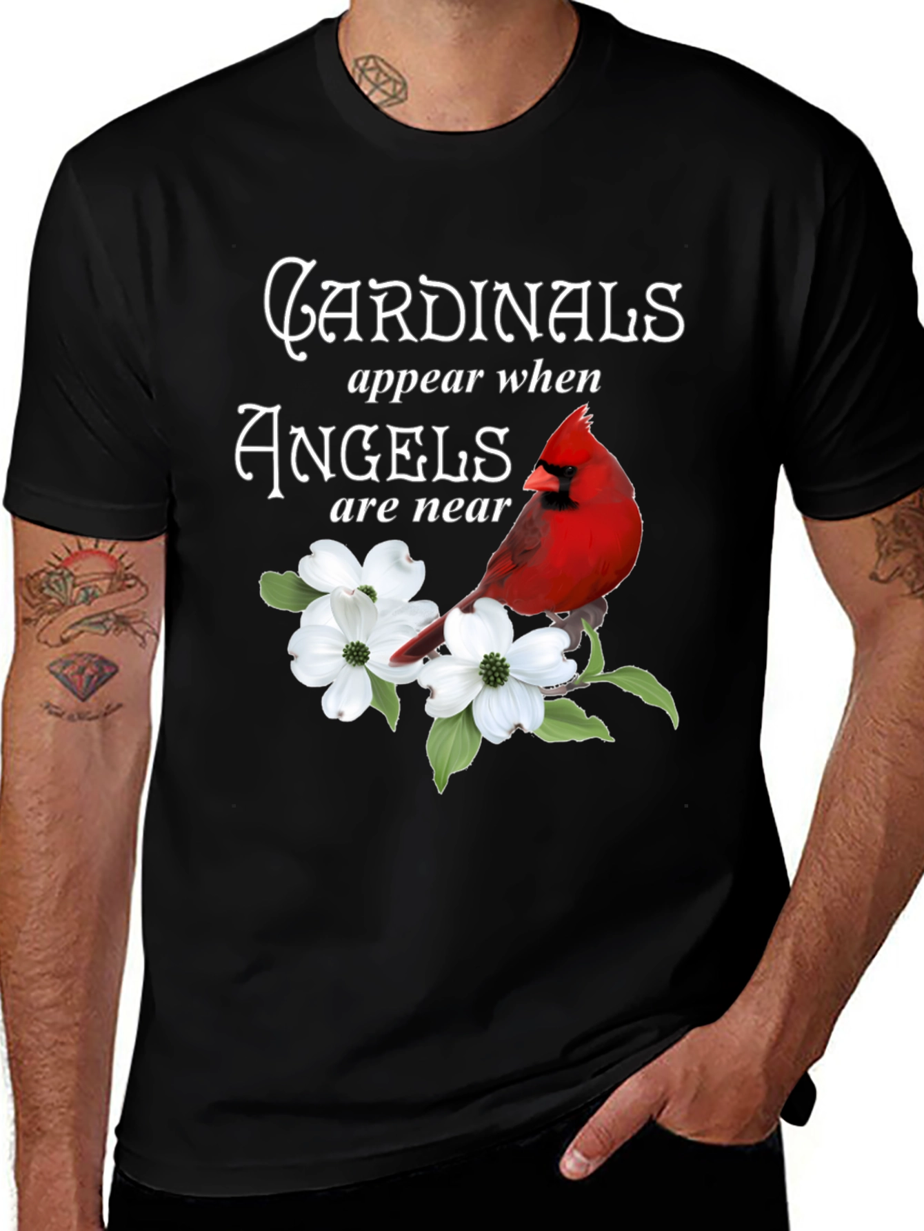 Variant 7 of Cardinals Appear When Angels Are Near T-Shirt