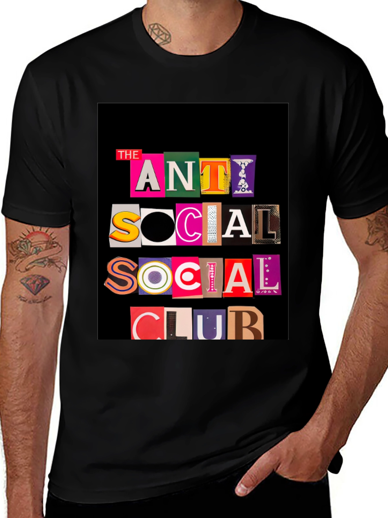 Variant 12 of Anti Social Club T-Shirt | Graphic Design Tee