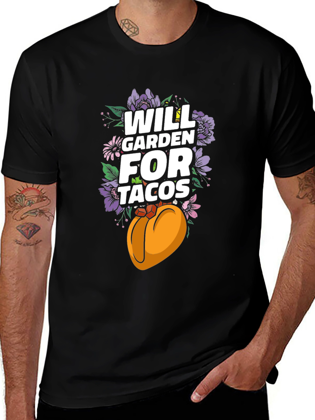 Variant 27 of Will Garden For Tacos Graphic T-Shirt