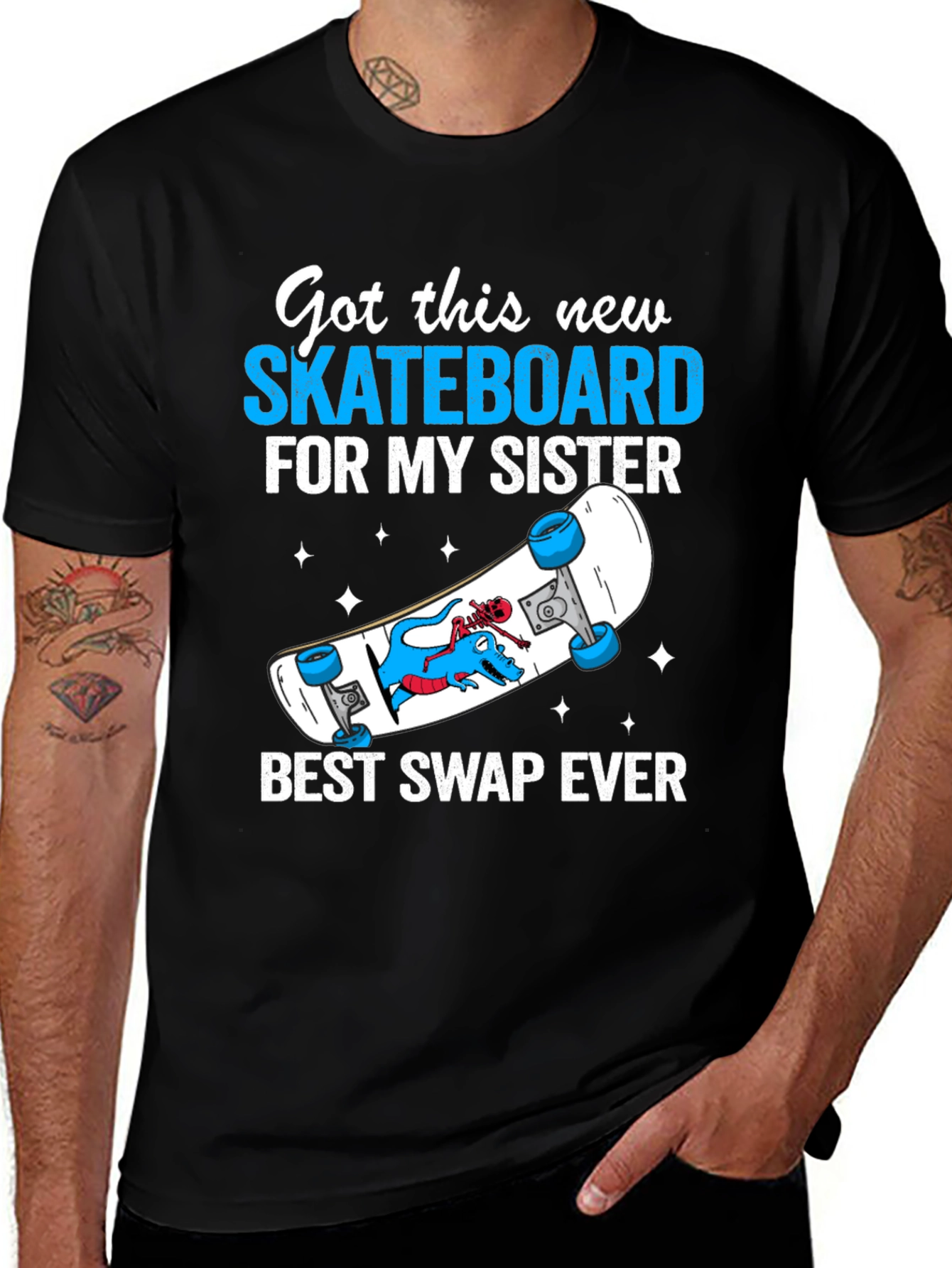 Skateboard Sister Graphic Tee