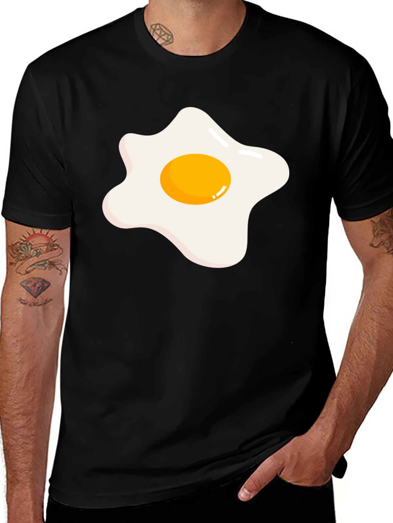 Variant 30 of Fried Egg Graphic Tee - Funny Breakfast T-Shirt
