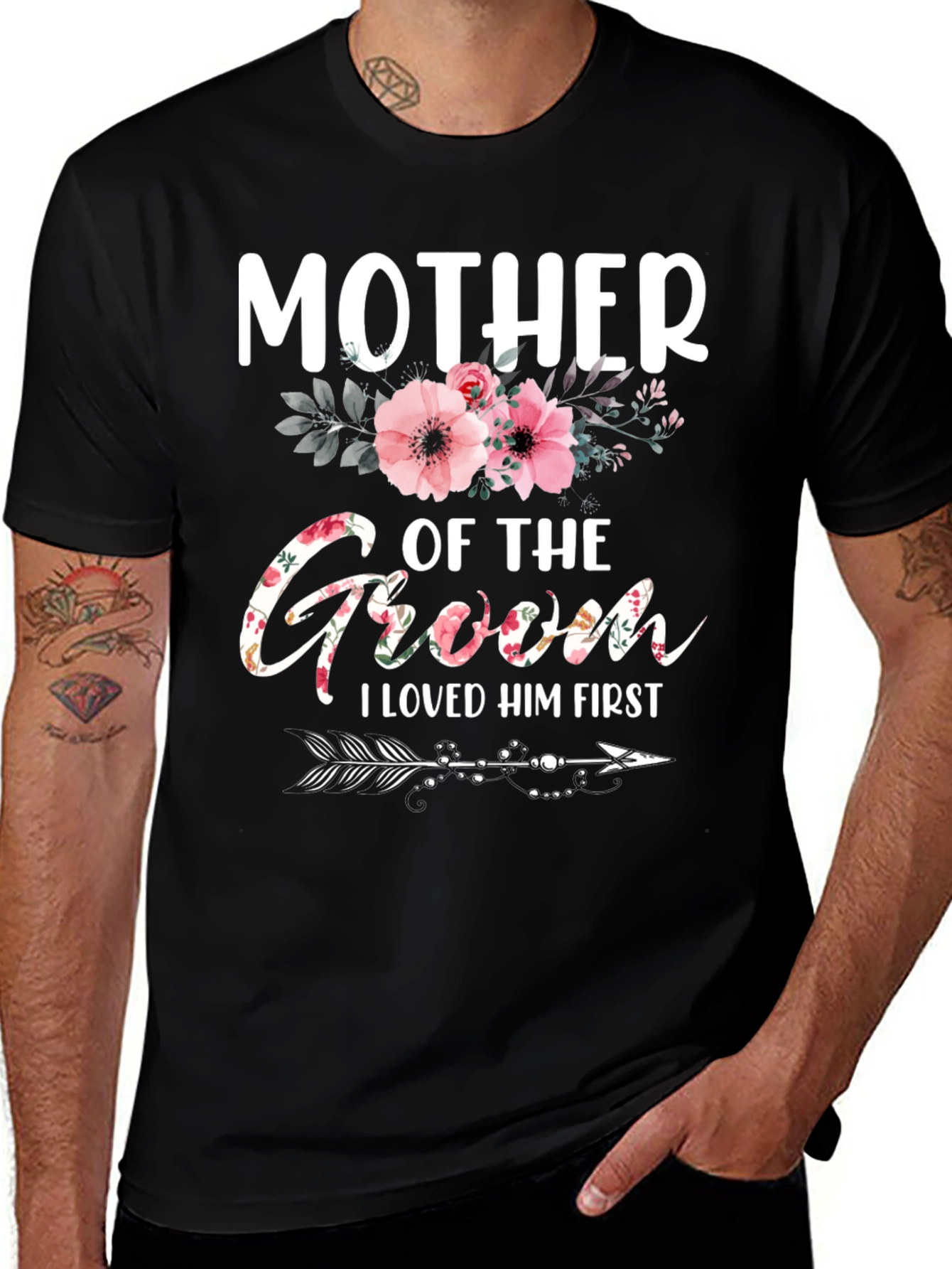 Mother of the Groom Floral T-Shirt