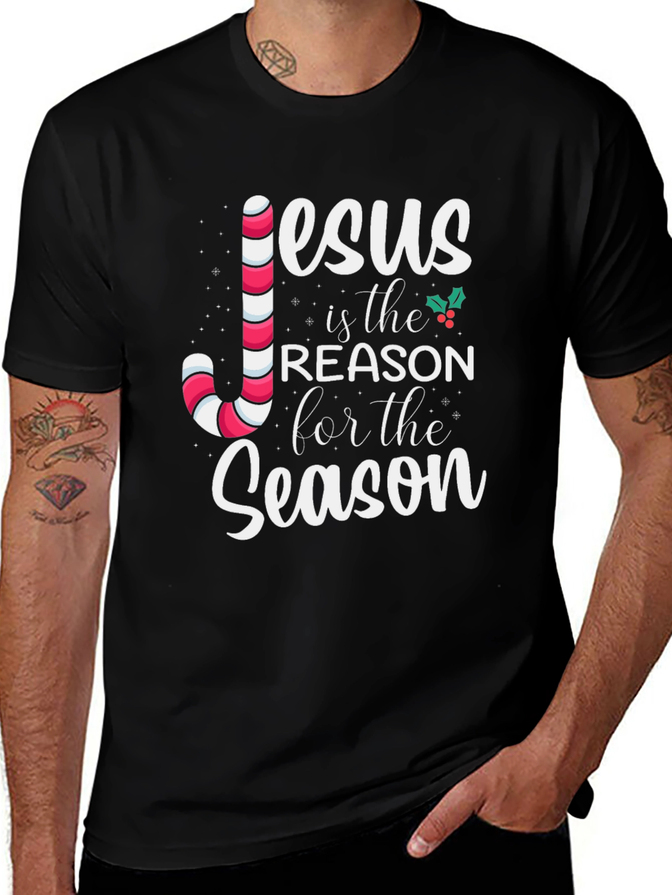 Variant 8 of Jesus Is The Reason For The Season T-Shirt