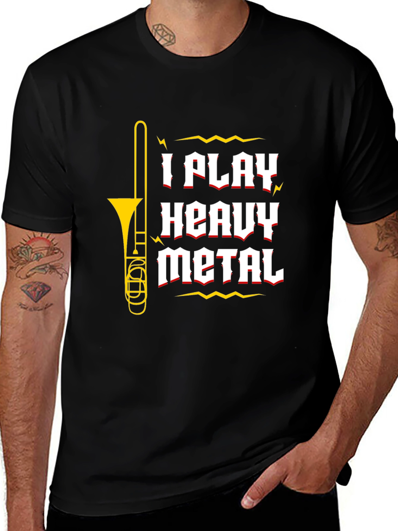 Variant 24 of I Play Heavy Metal T-Shirt