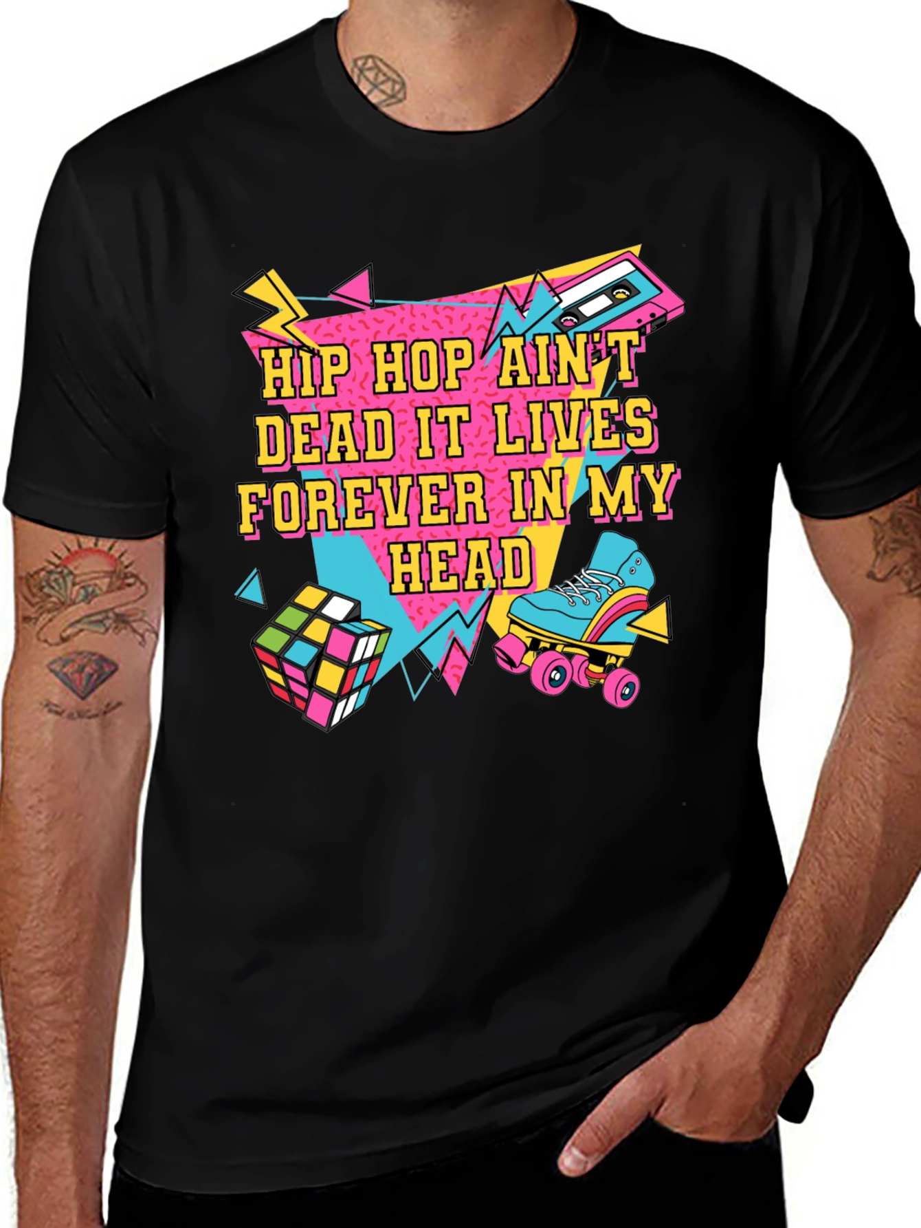 Variant 12 of Retro Hip Hop T-Shirt - 80s Style