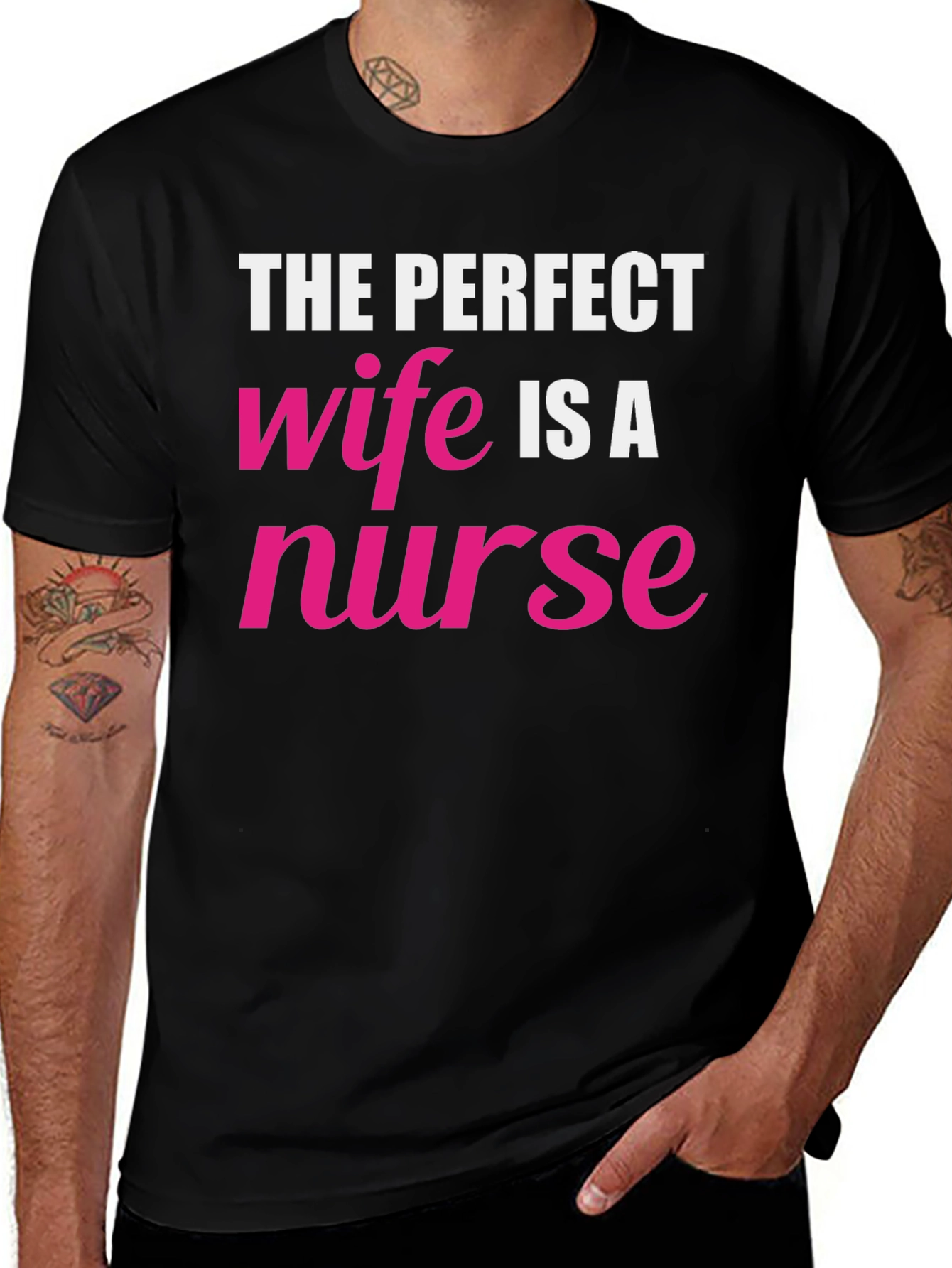 Variant 15 of The Perfect Wife Nurse Graphic Tee