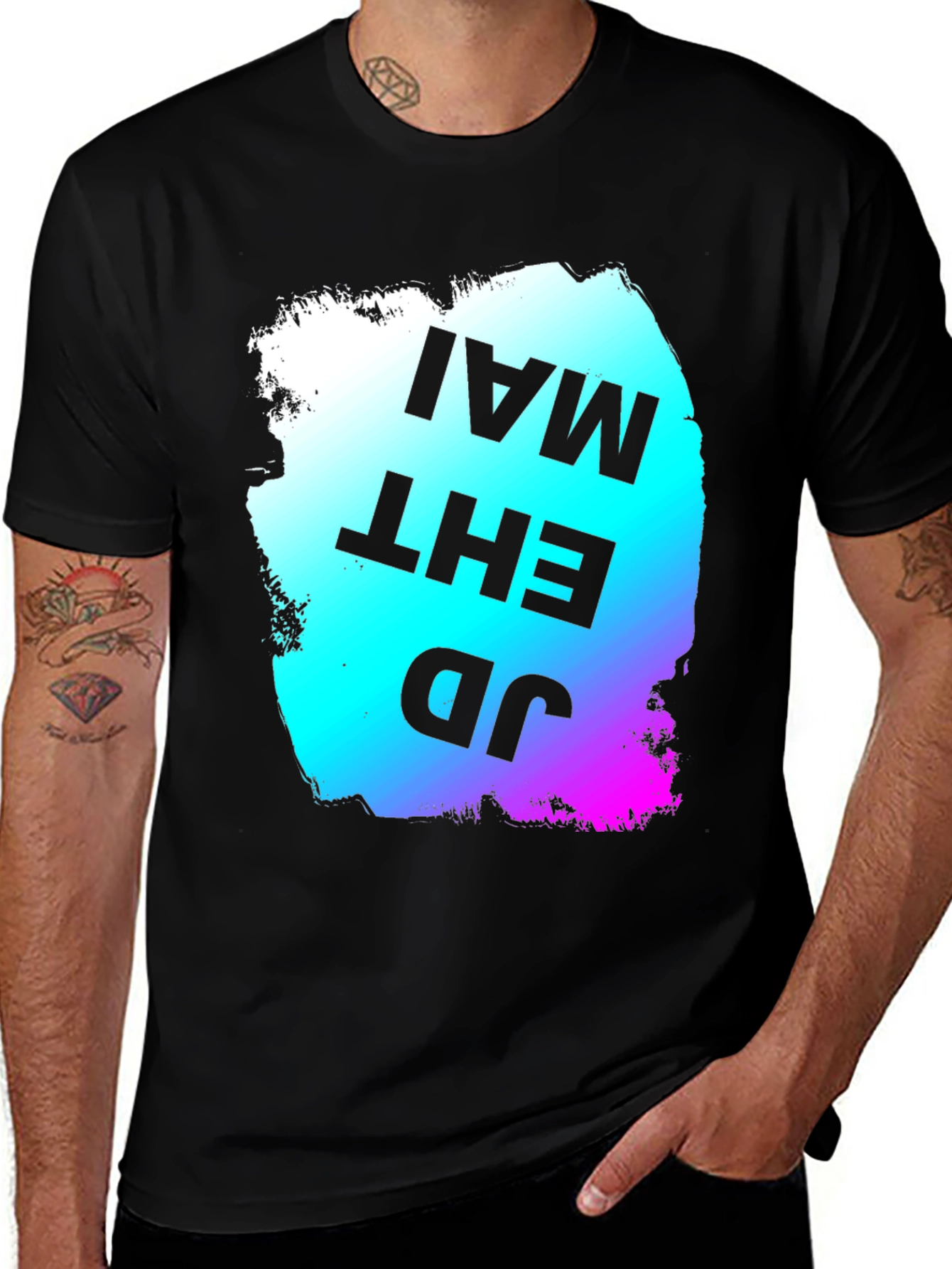 Variant 3 of JD Eht Mai Graphic T-Shirt - Modern Design