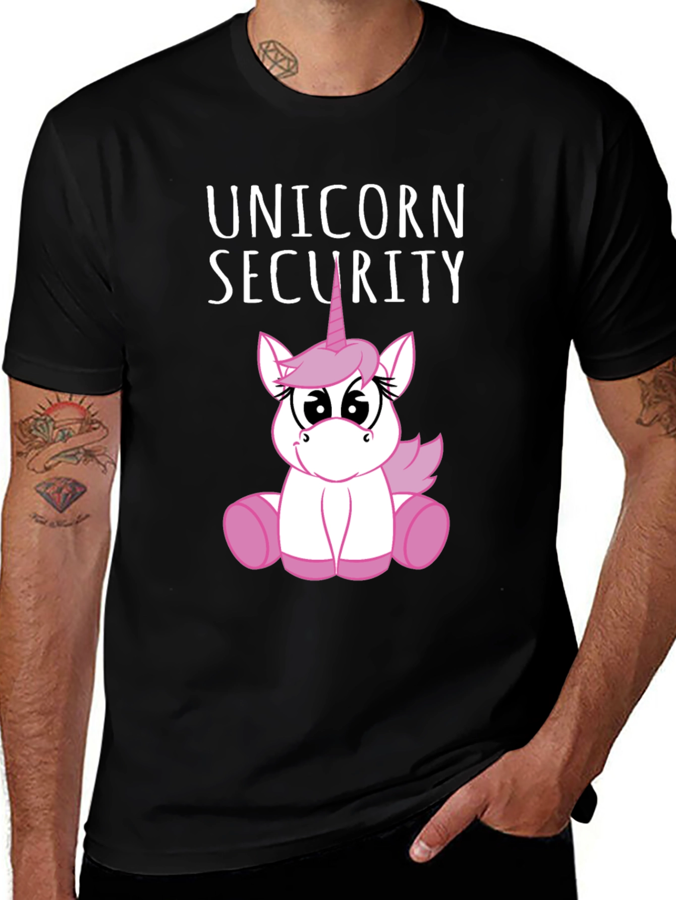 Unicorn Security Graphic T-Shirt