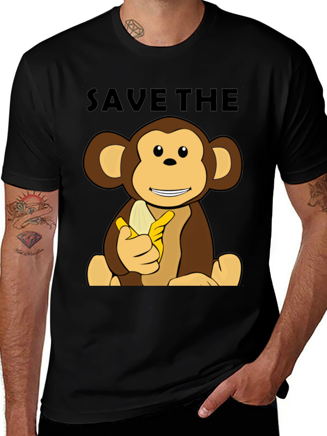 Variant 14 of Save The Monkeys Graphic Tee