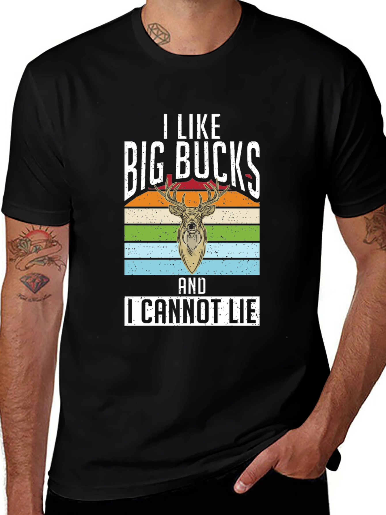 Variant 14 of Big Bucks Deer T-Shirt - Hunting Apparel