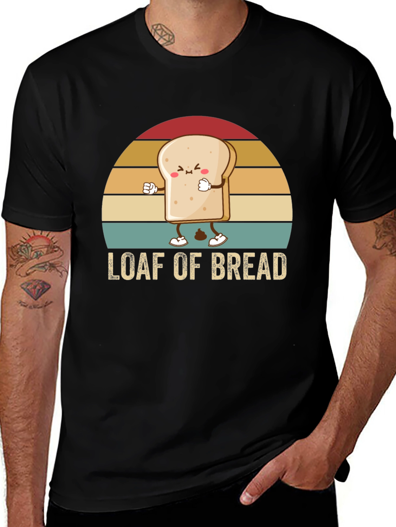 Variant 4 of Loaf of Bread T-Shirt - Funny Graphic Tee
