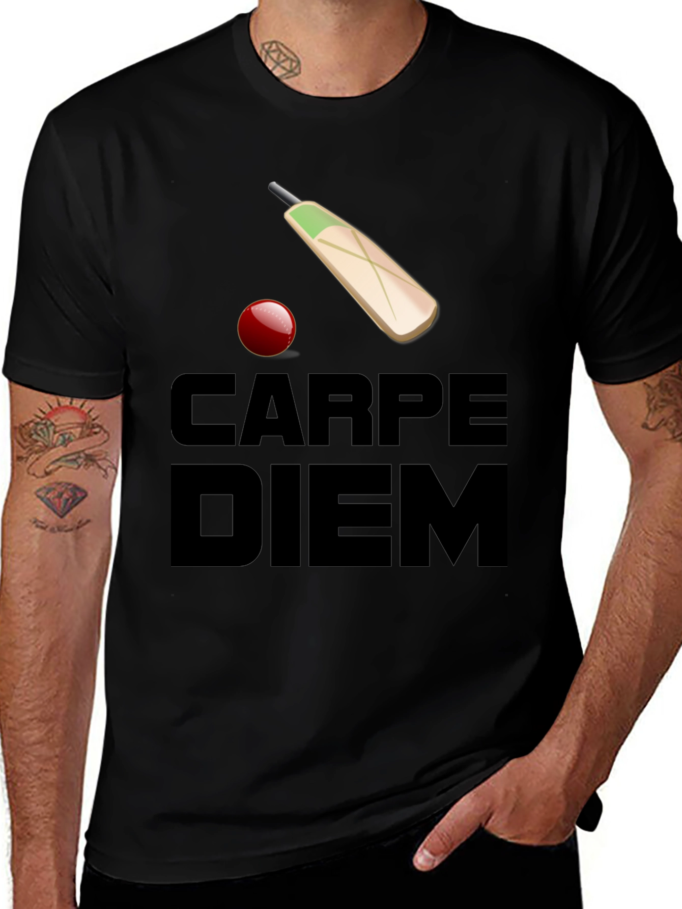 Carpe Diem Cricket T-Shirt