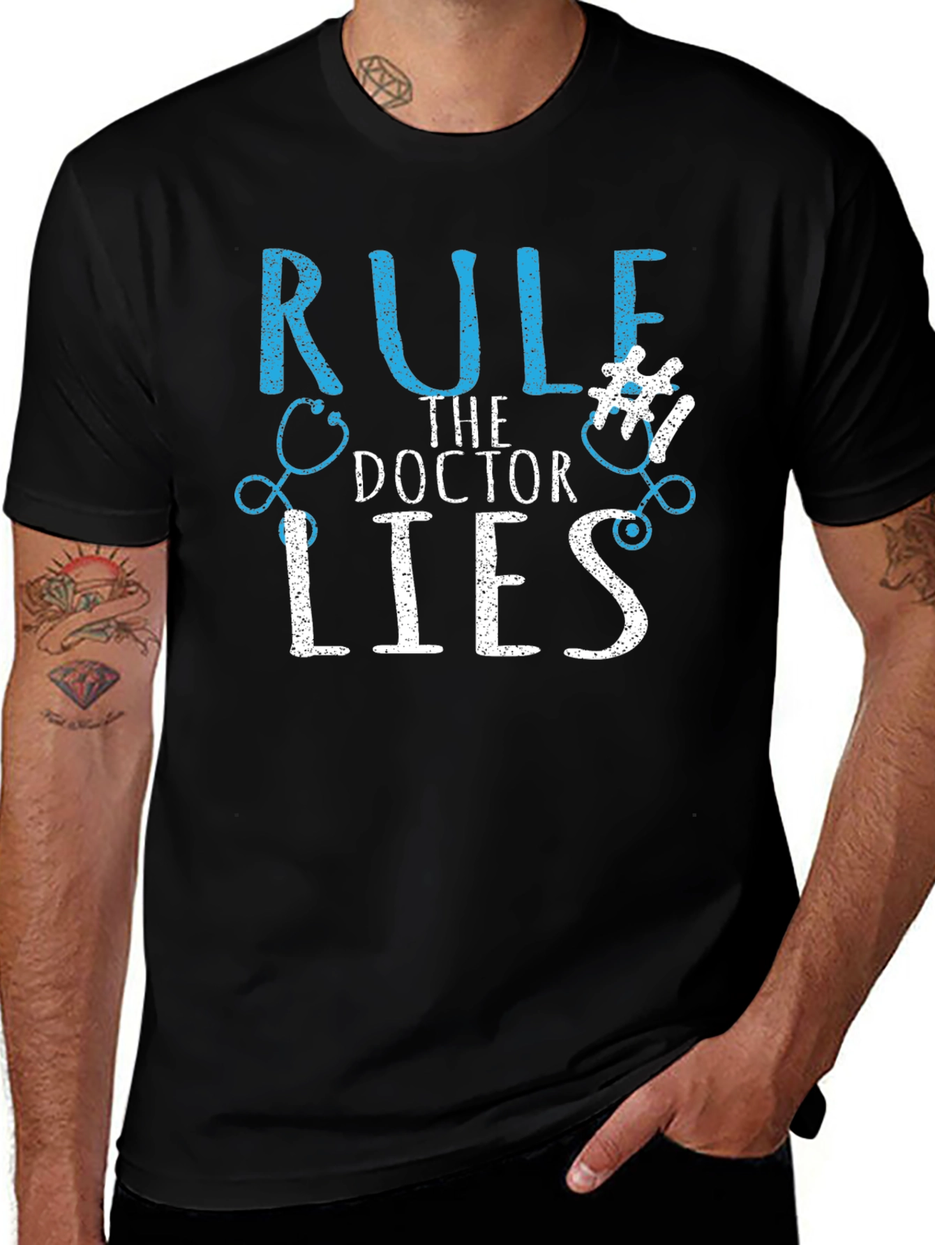 Variant 14 of Rule The Doctor Lies Graphic Tee