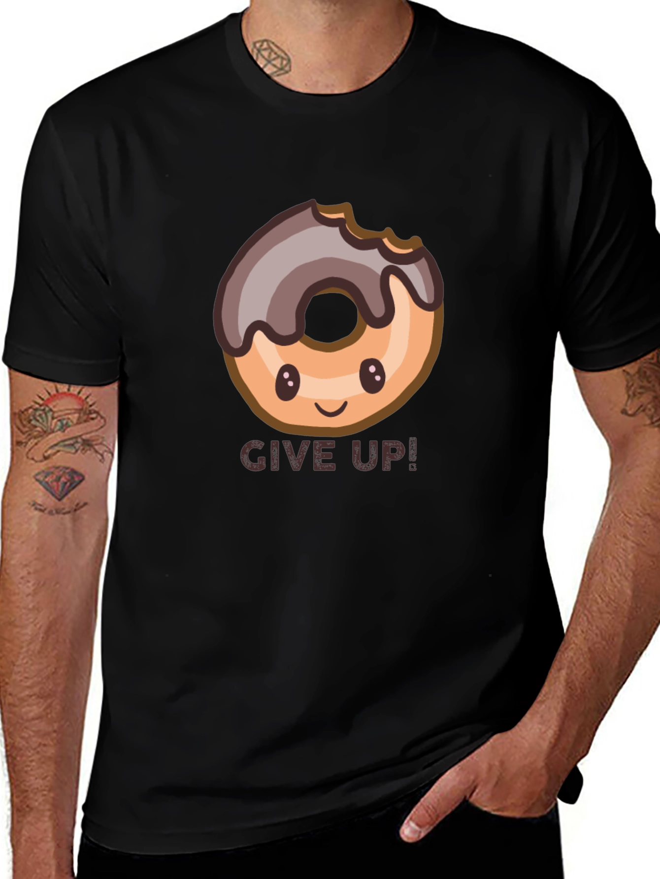 Variant 19 of Donut Give Up! Graphic Tee