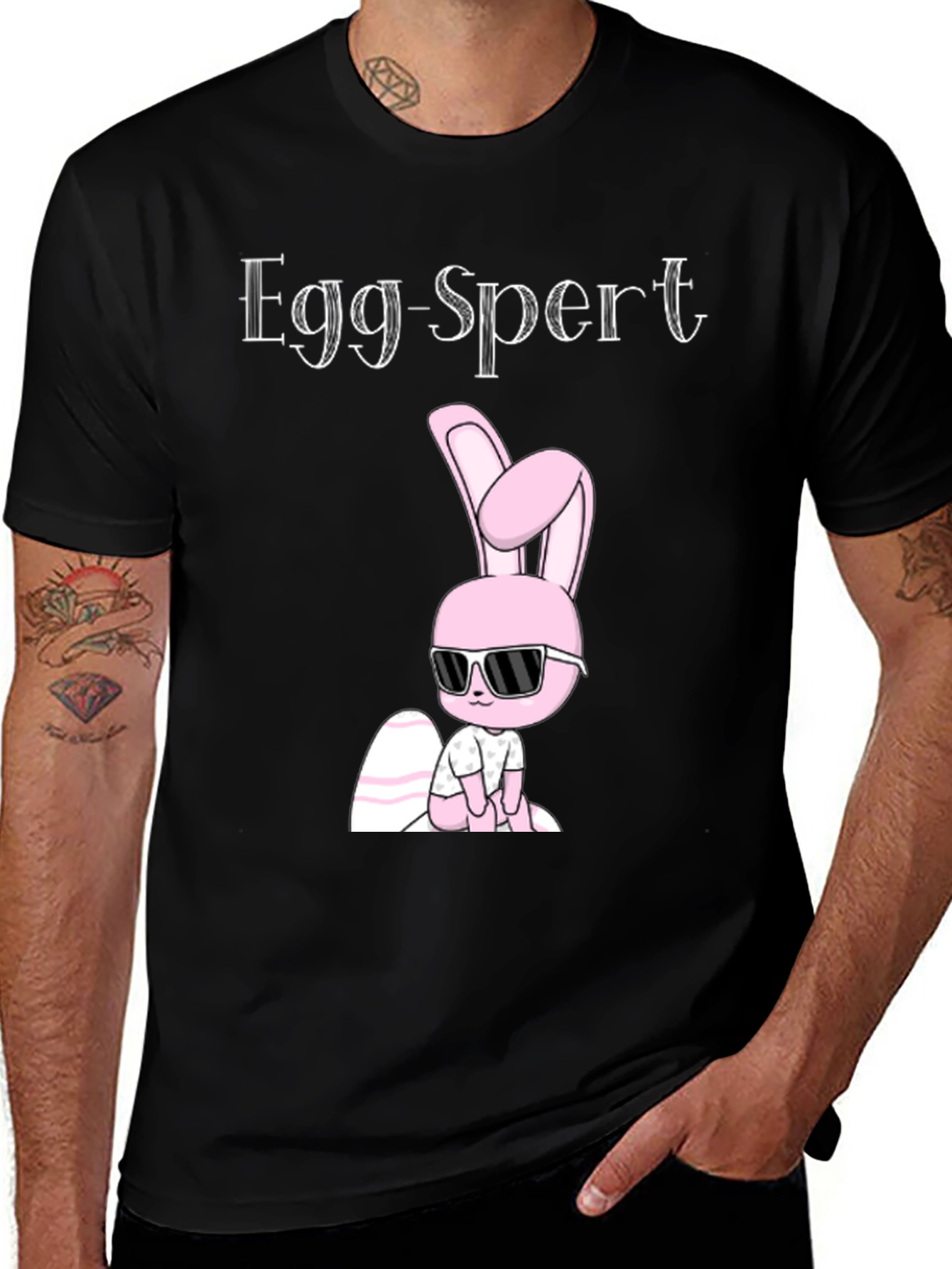 Variant 4 of Egg-Spert Easter Bunny T-Shirt