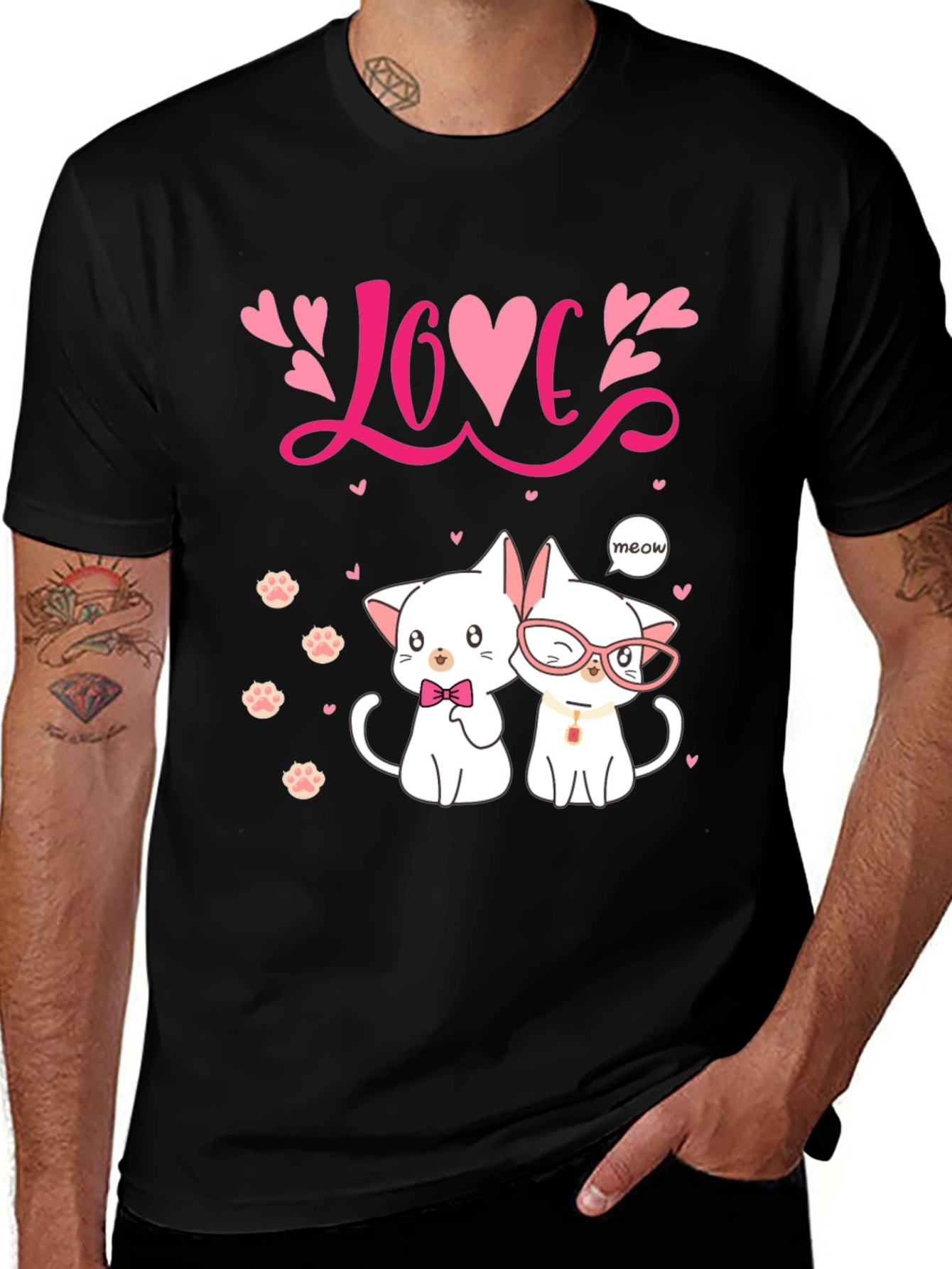 Variant 12 of Cat Love T-Shirt