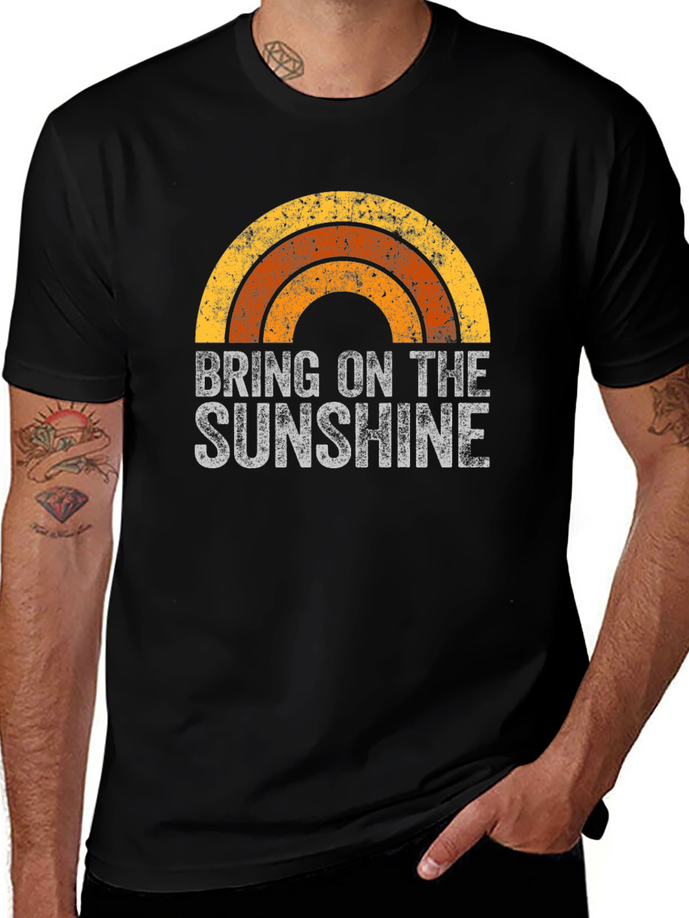 Variant 6 of Retro 'Bring On The Sunshine' Graphic Tee