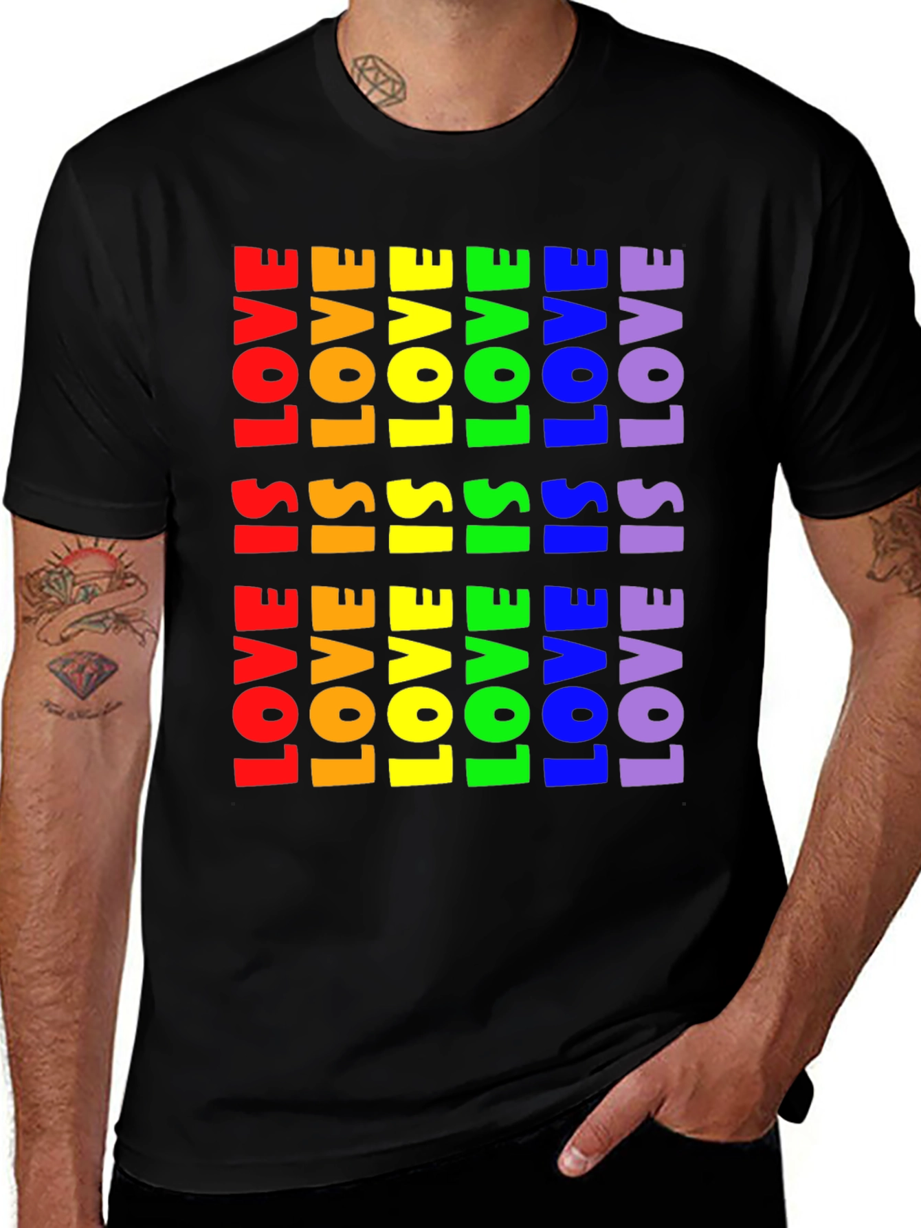 Variant 19 of Rainbow Pride Love Is Love T-Shirt