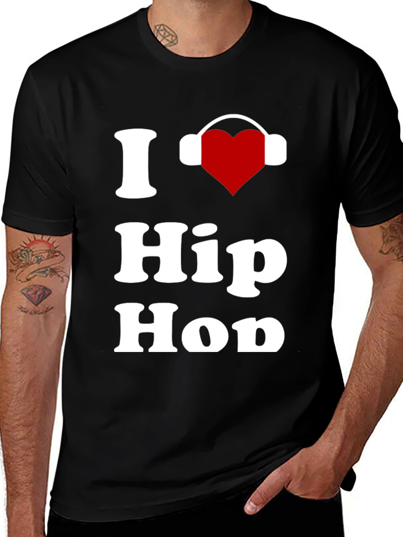 Variant 8 of I Love Hip Hop T-Shirt