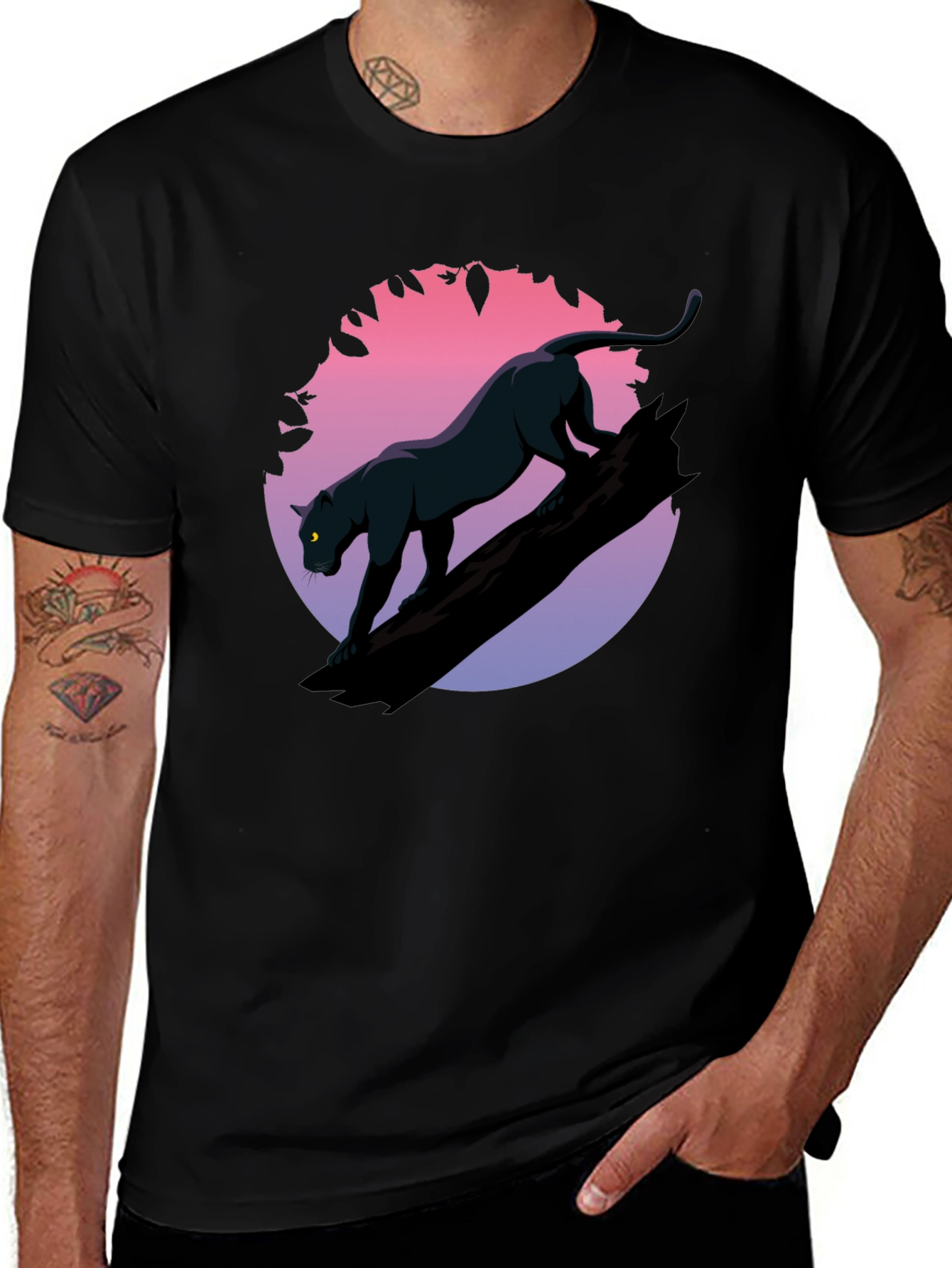 Variant 25 of Black Panther Graphic Tee - Stylish Men's T-Shirt