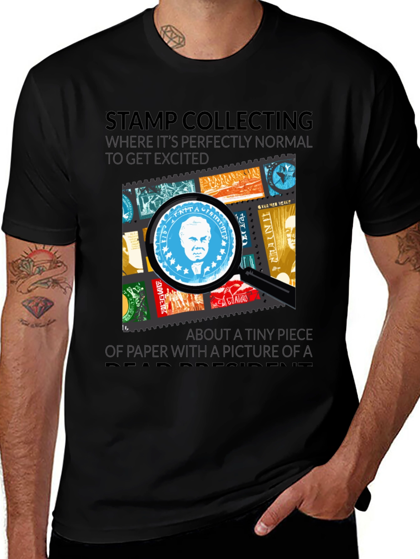 Stamp Collecting T-Shirt