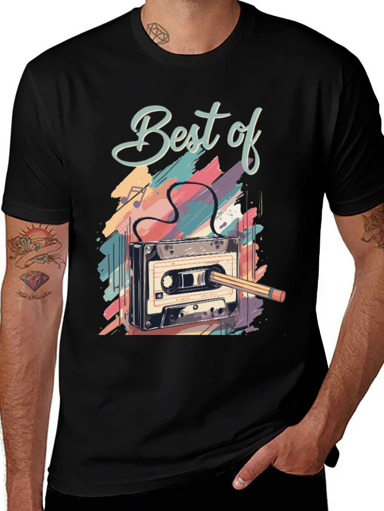 Variant 28 of Best of Cassette Tape Graphic T-Shirt